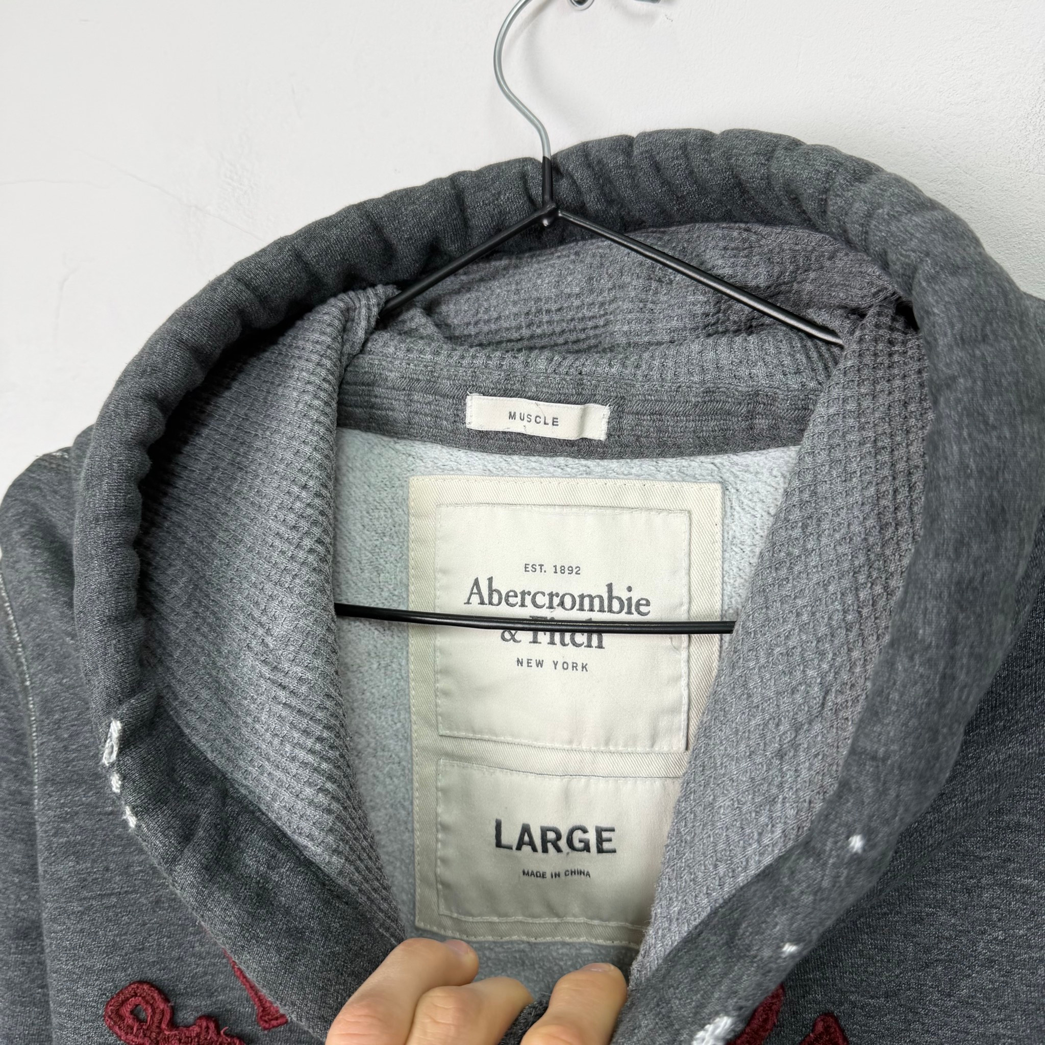 Abercrombie & Fitch Athl Dept Muscle Hoodie, миниатюра 7