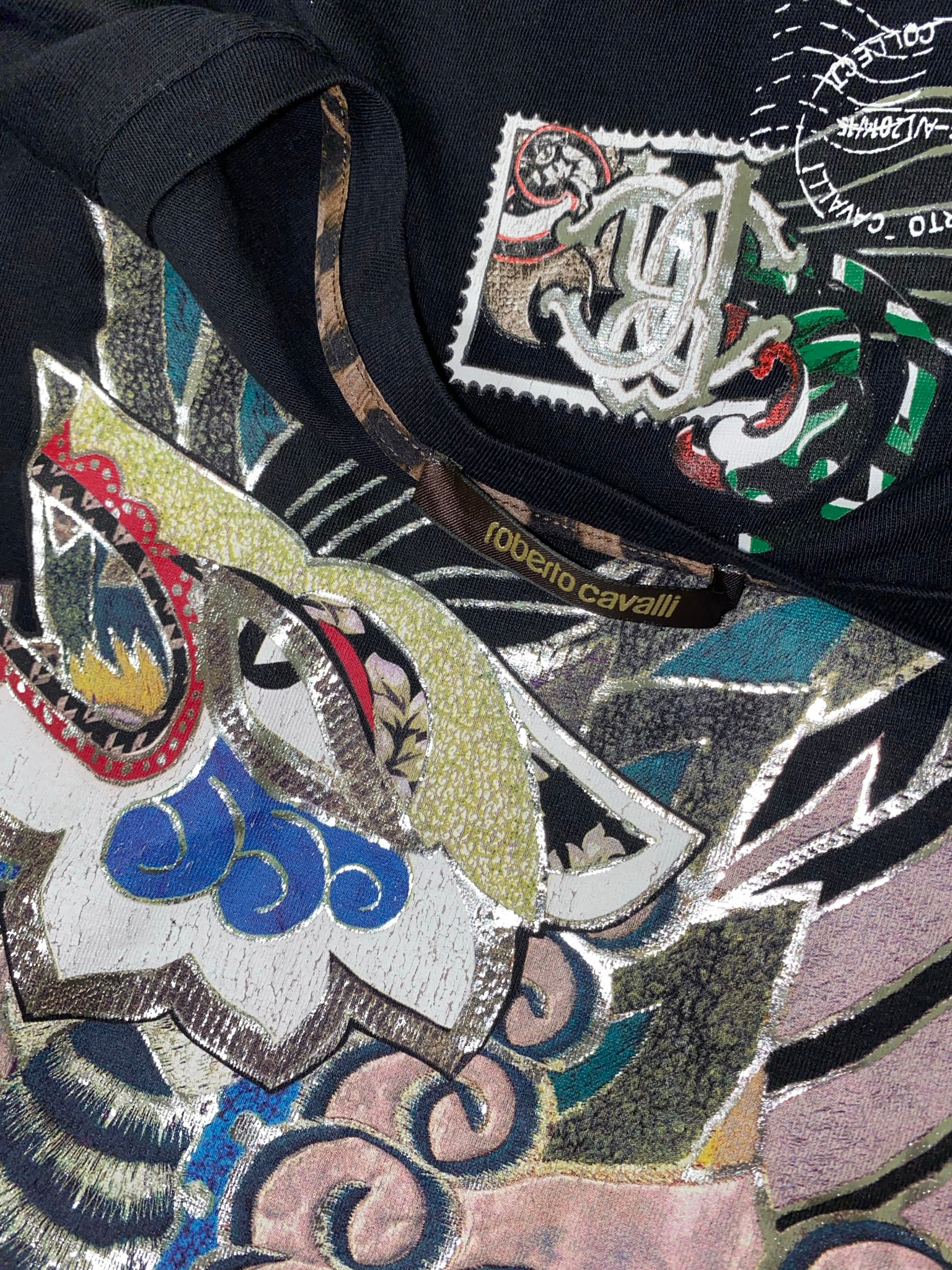 Roberto Cavalli Foil dragon tee Pre-Fall 2014/15, миниатюра 7