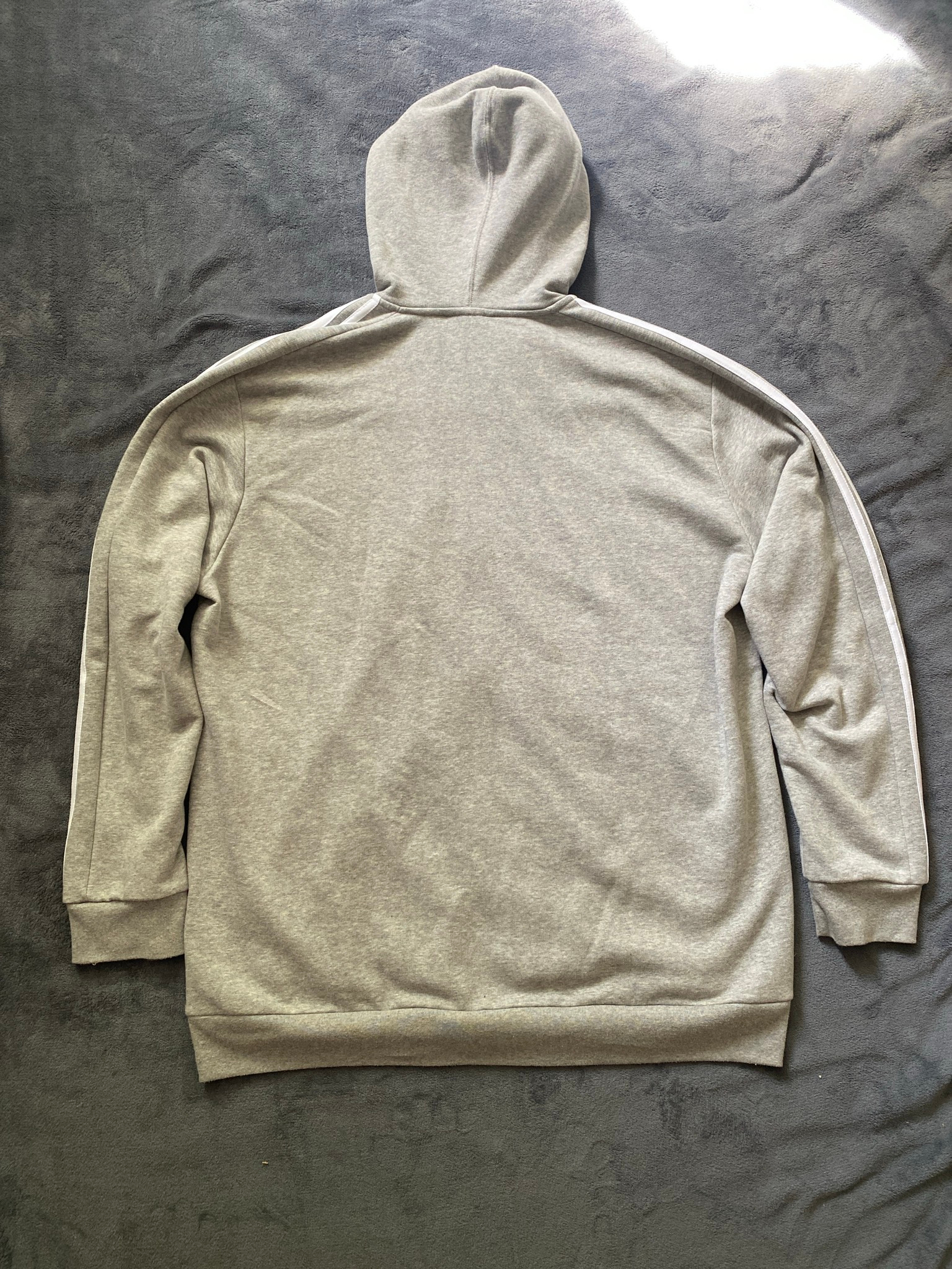 Adidas Essentials Fleece 3-Stripes Full-Zip, миниатюра 2