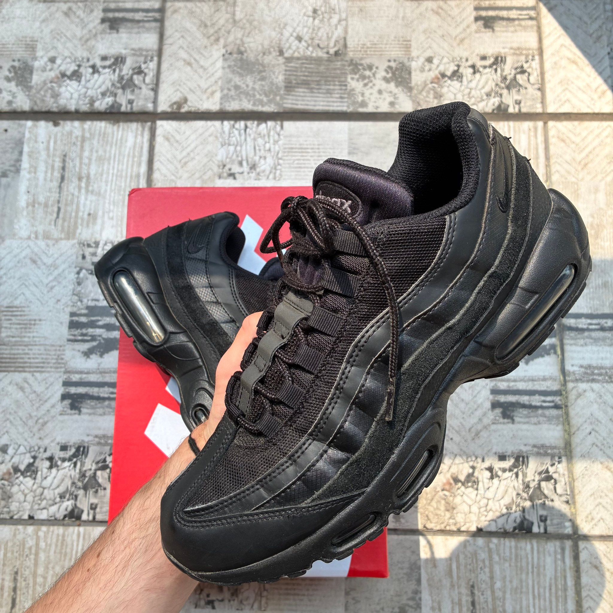 Nike Air Max 95 Essential OG Triple Black, миниатюра 1