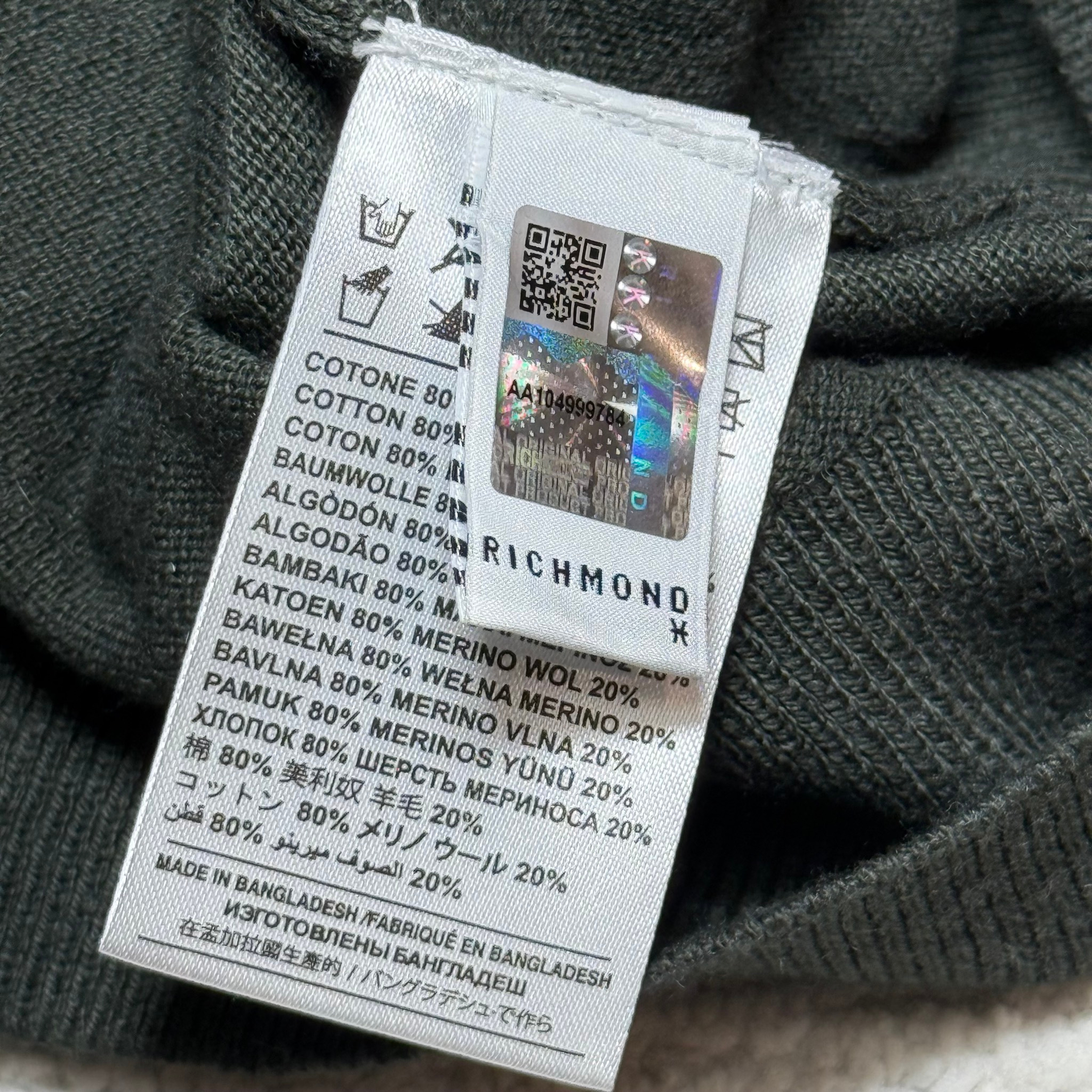 Richmond X Merino Wool Sweater, миниатюра 7