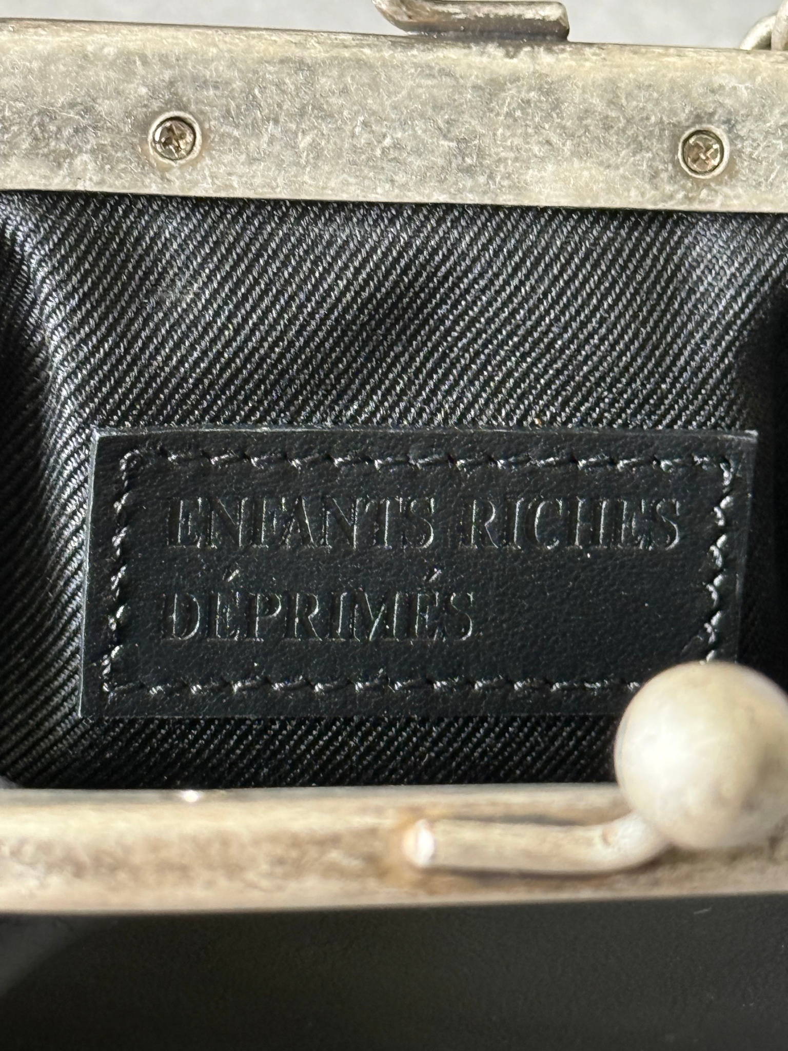 Enfants Riches Deprimes Waist Purse Black Wallet, миниатюра 7