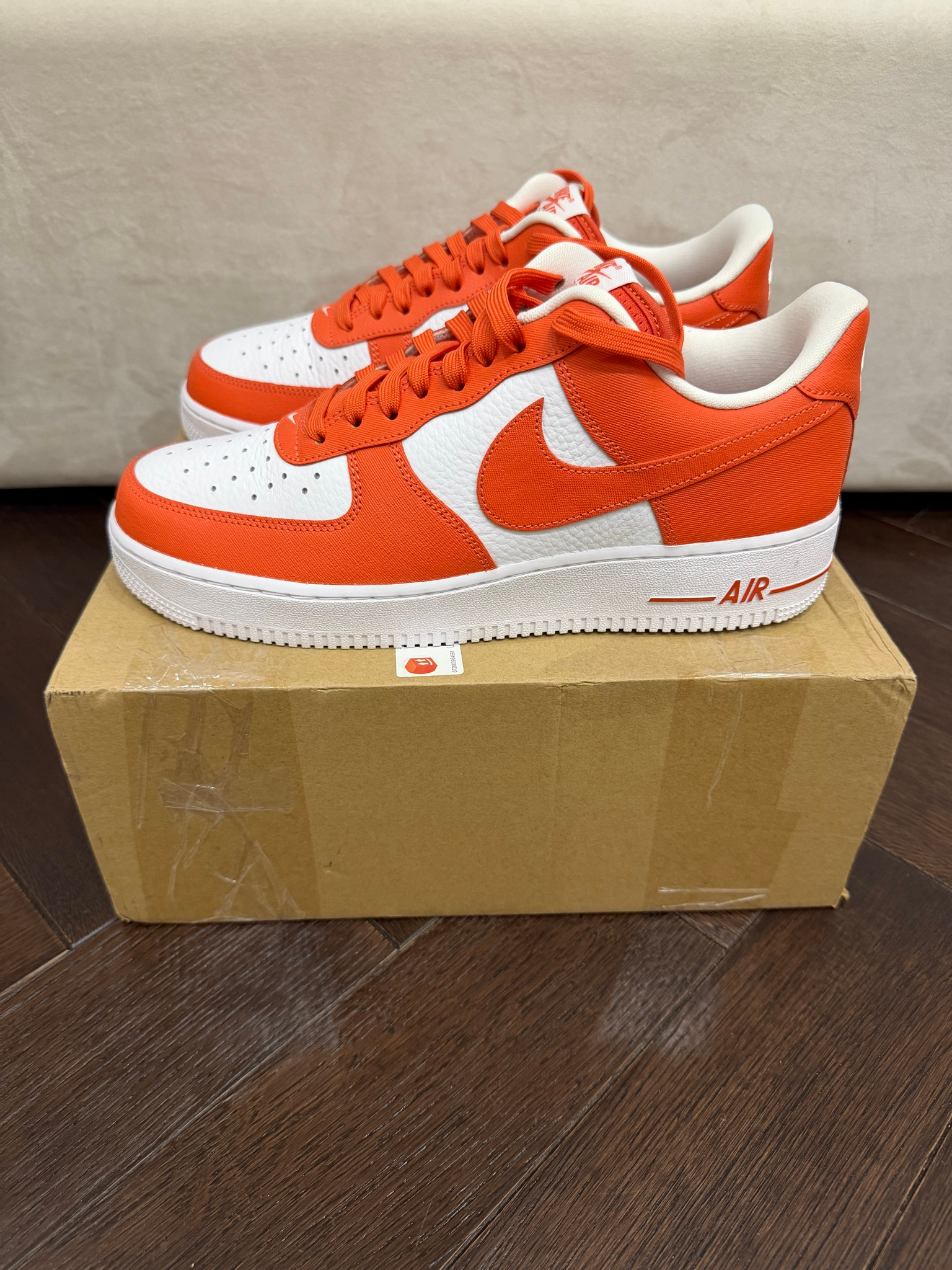 Nike Air Force 1 Orange Sport Canvas, миниатюра 1