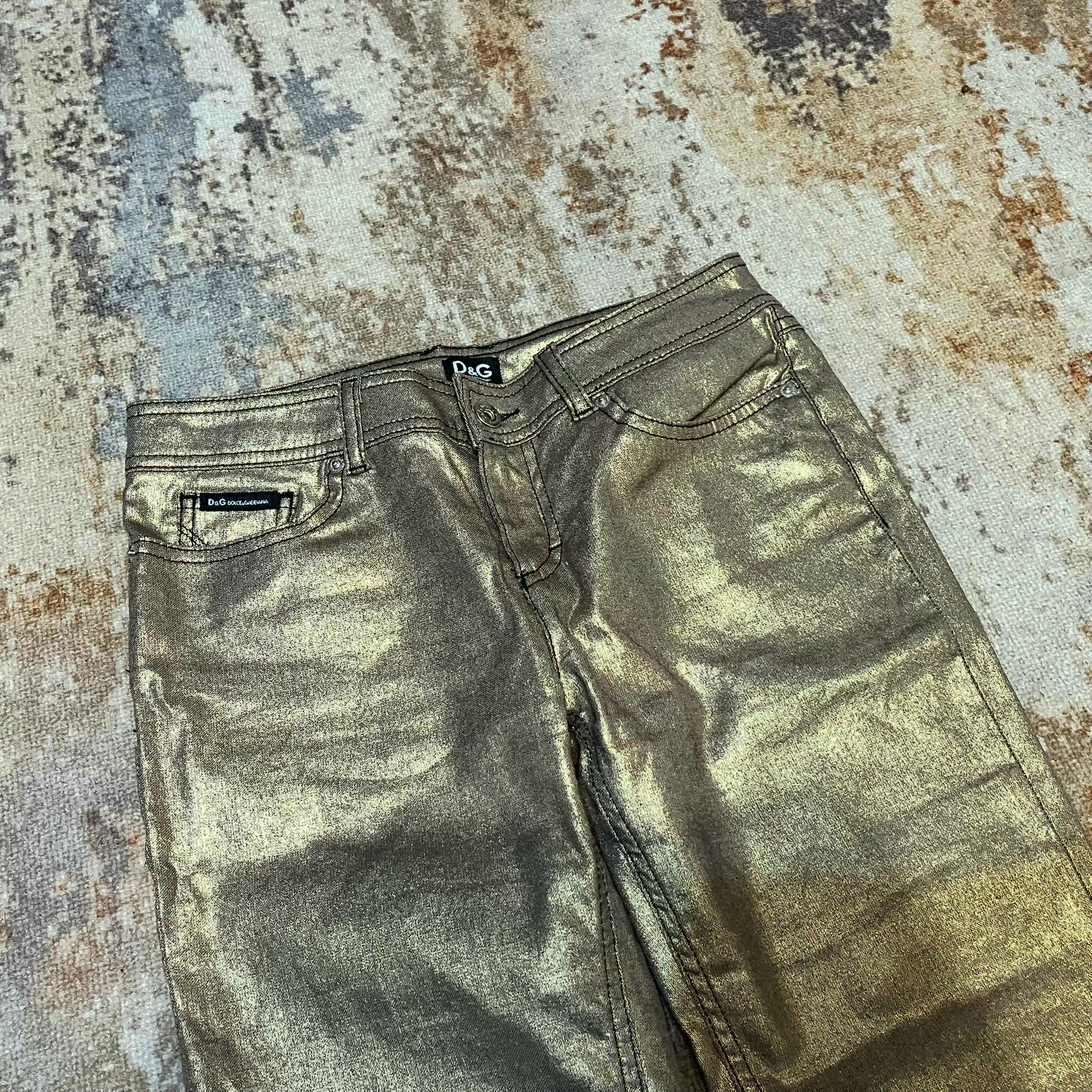 Dolce & Gabbana Gold Slim Jeans, миниатюра 2