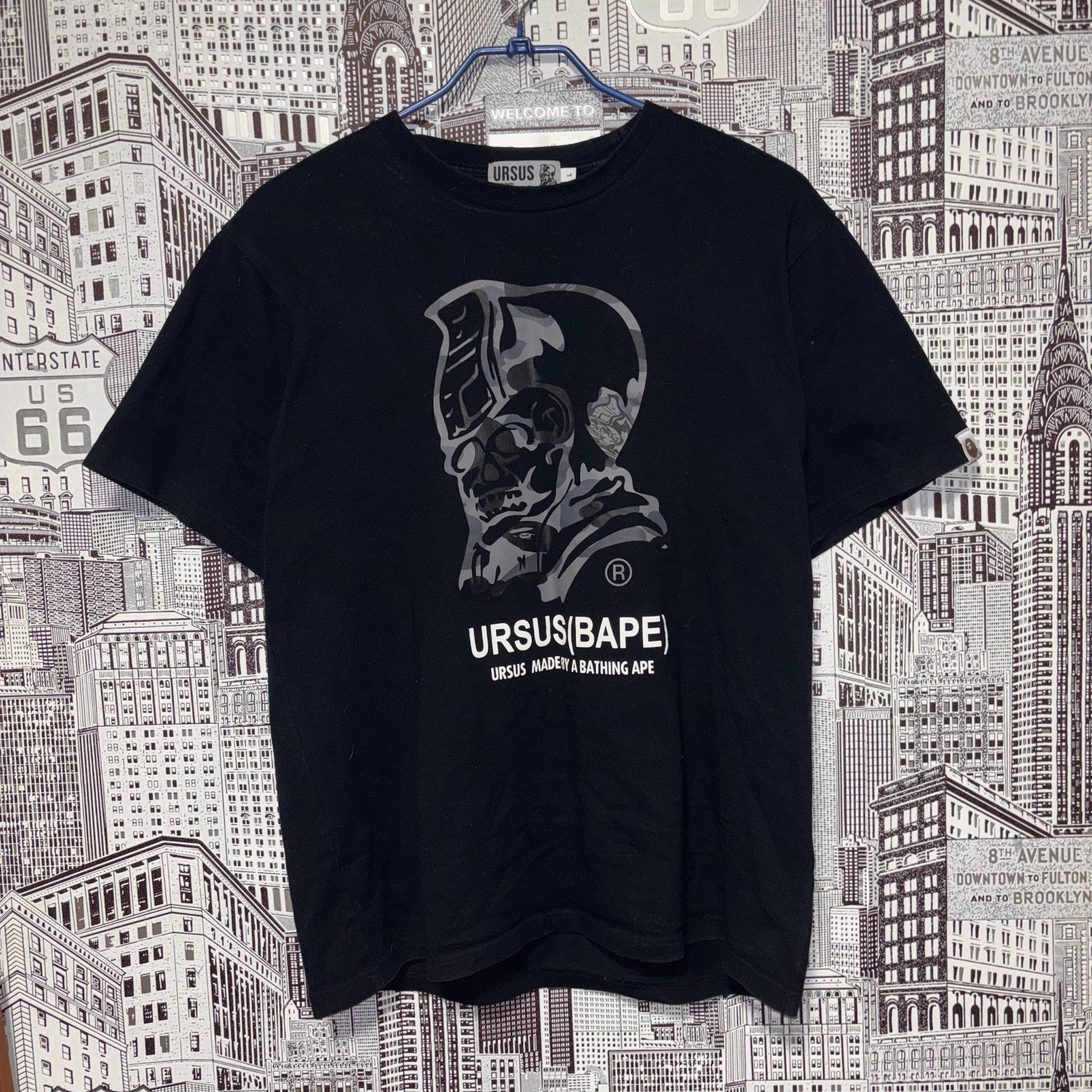 Bape Ursus Ursus Bape black tee, миниатюра 1