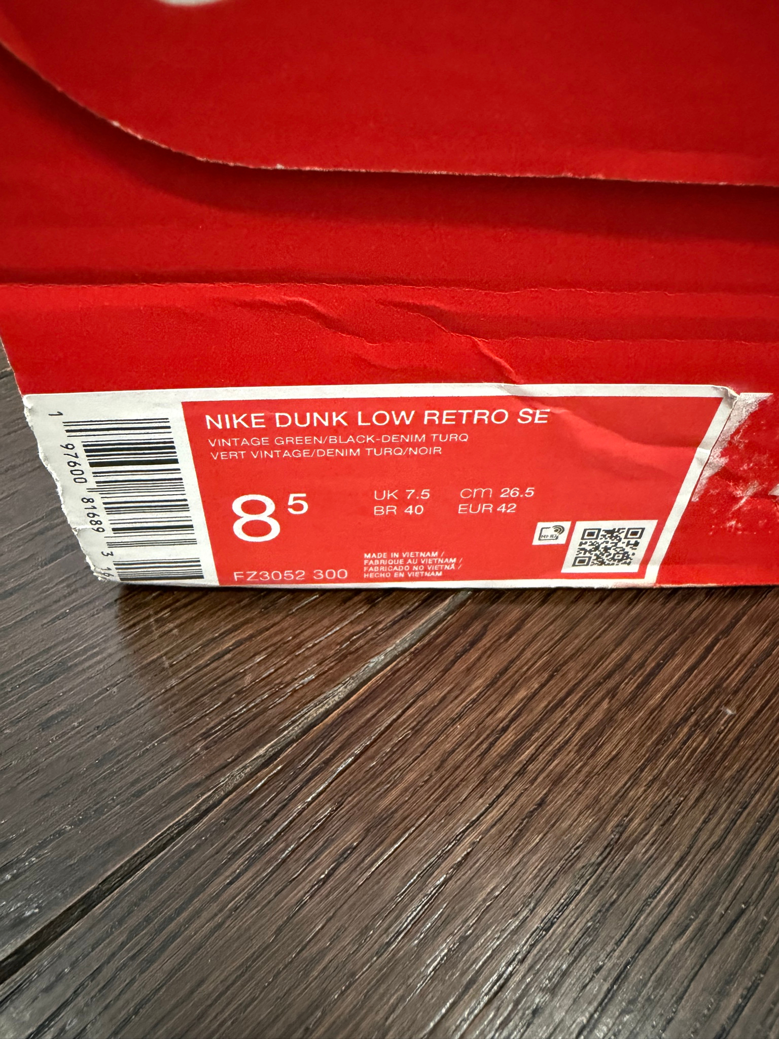 Nike Nike Dunk Low Vintage Green, миниатюра 7
