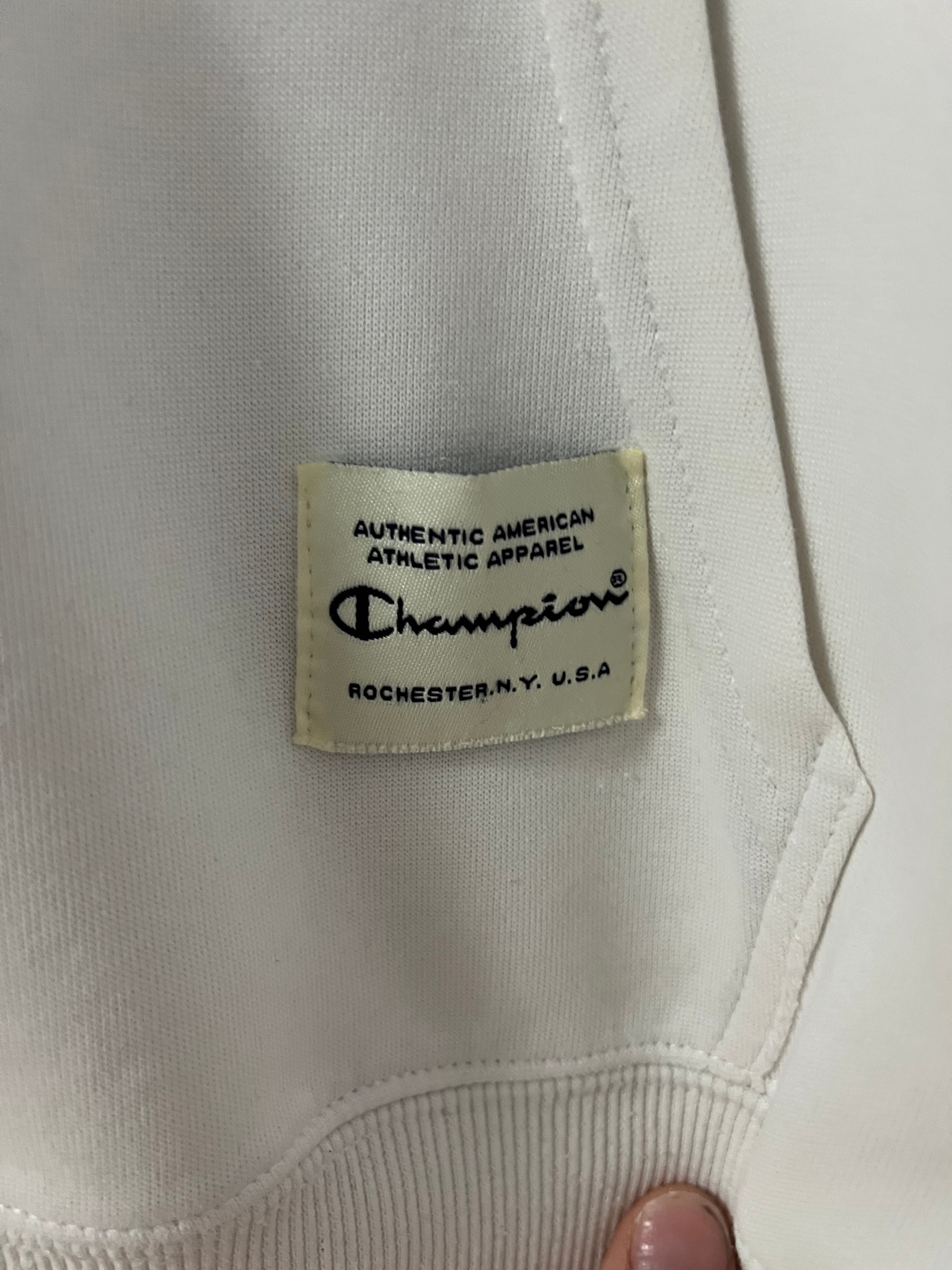 Champion White hoodie, миниатюра 4