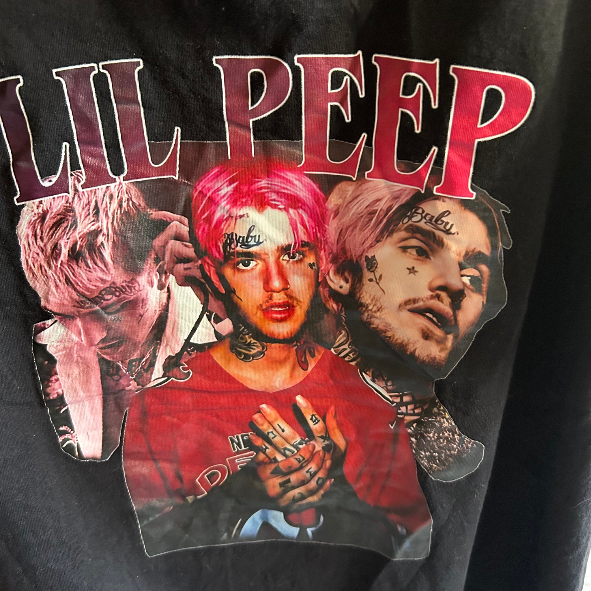 Gildan Lil Peep Official Merch On Blank Tee, миниатюра 2