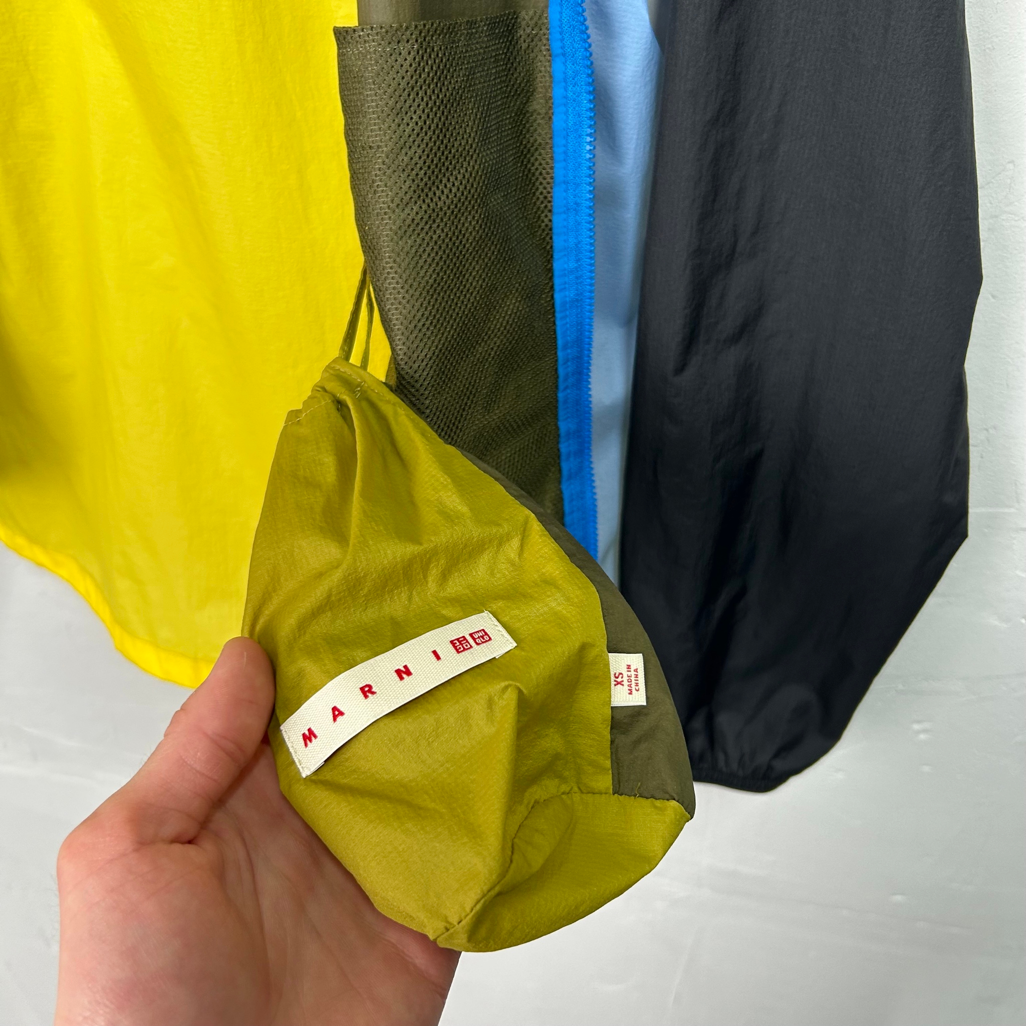 Marni x Uniqlo Color Block Packable Windbreaker Jacket, миниатюра 6