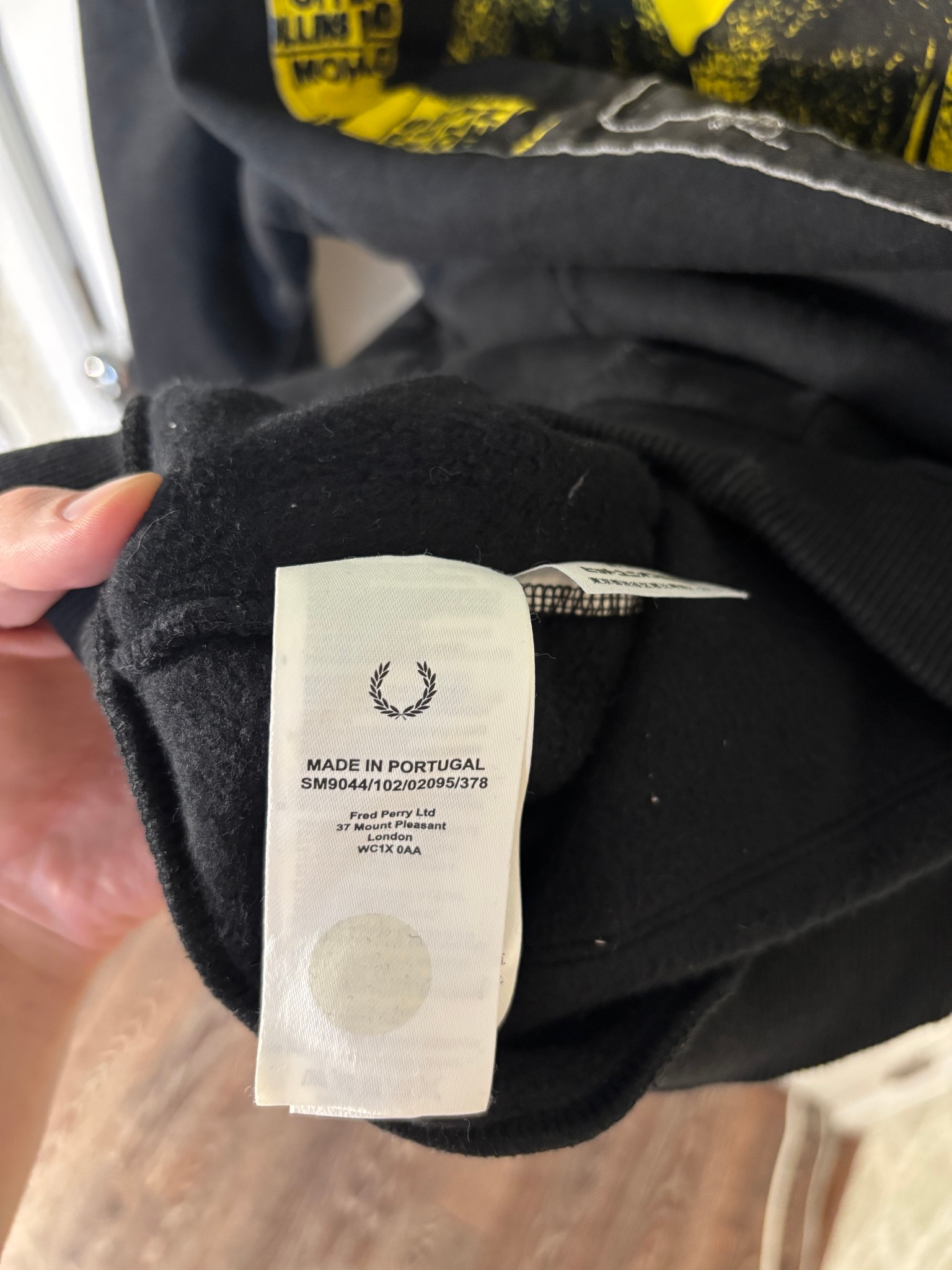 Raf Simons x Fred Perry Pin Printed Patch Hoodie, миниатюра 6