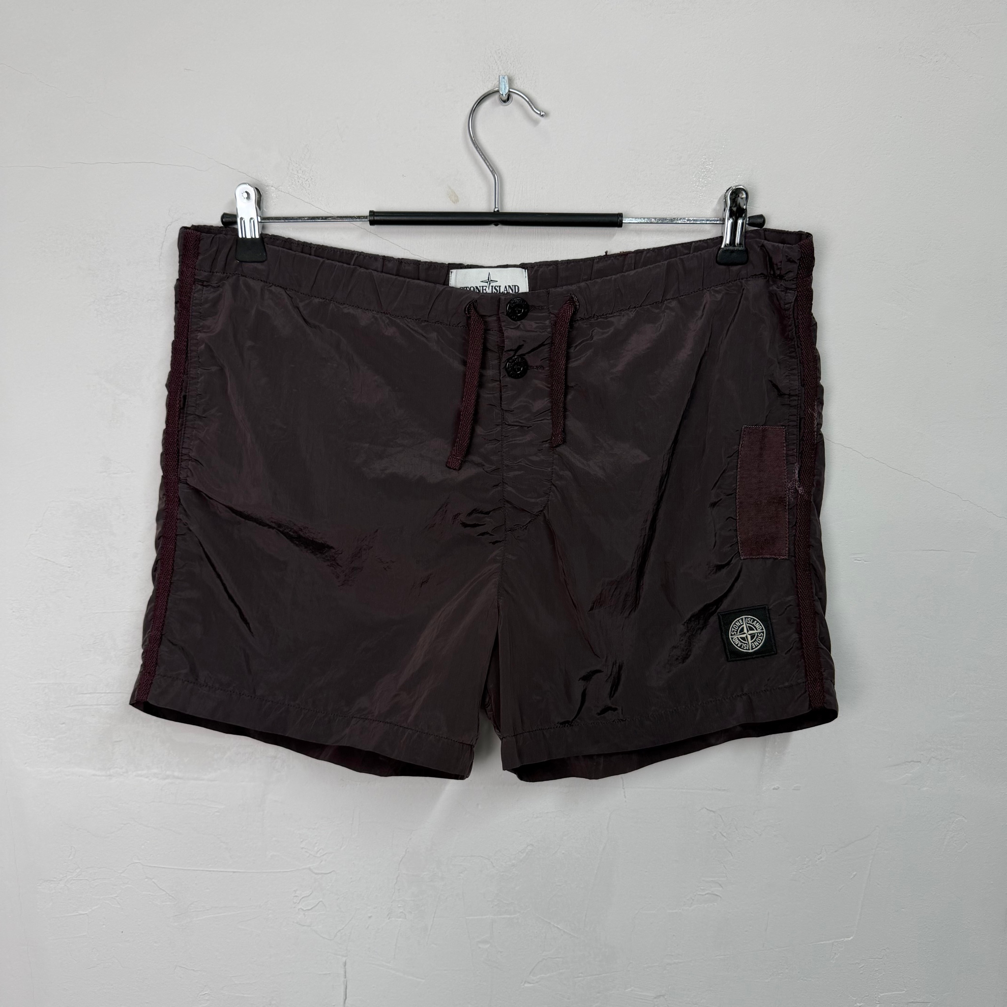 Stone Island Nylon Metal Patch Program Shorts, миниатюра 1