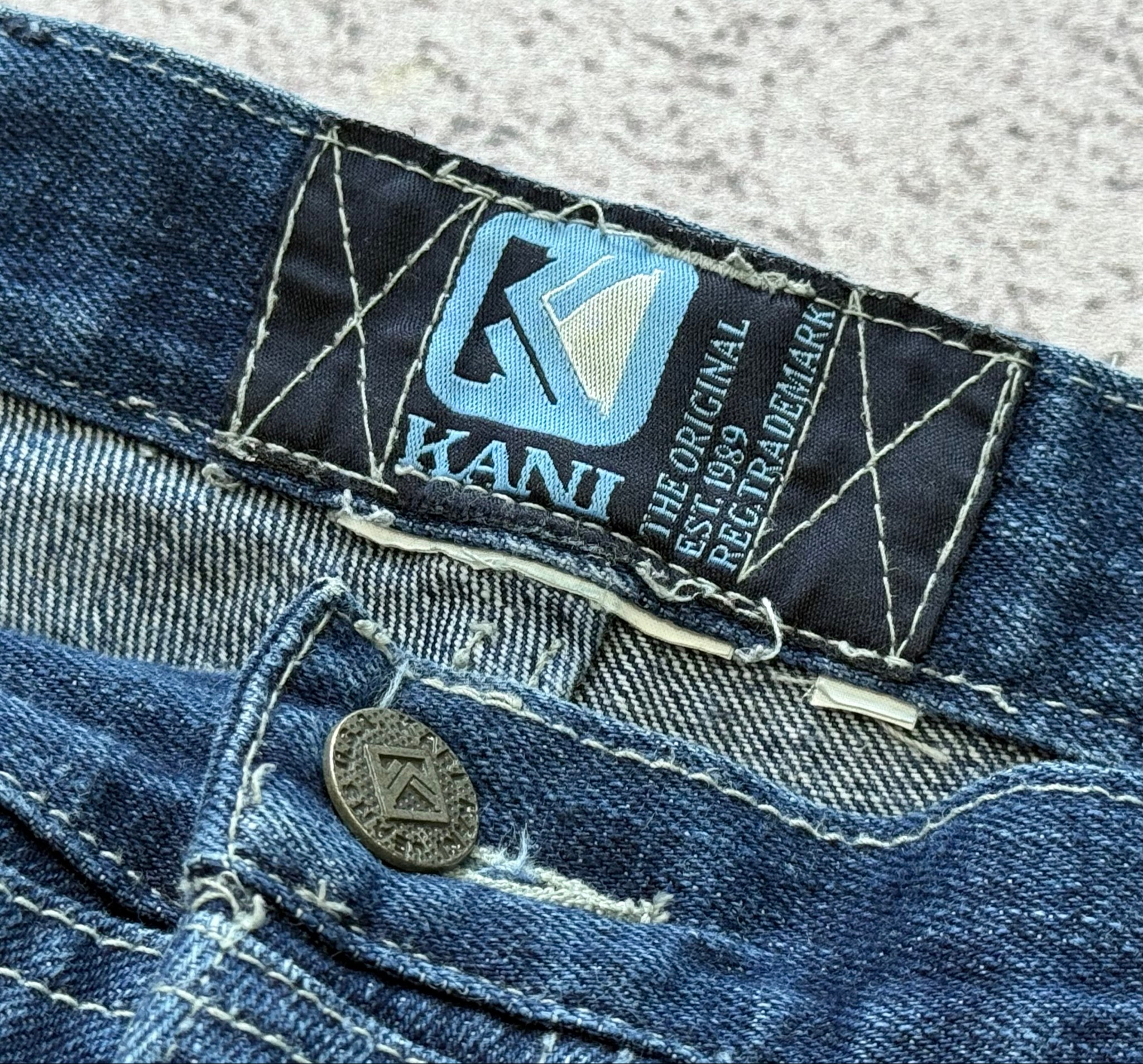 Karl Kani Vintage Rap Denim Shorts, миниатюра 7