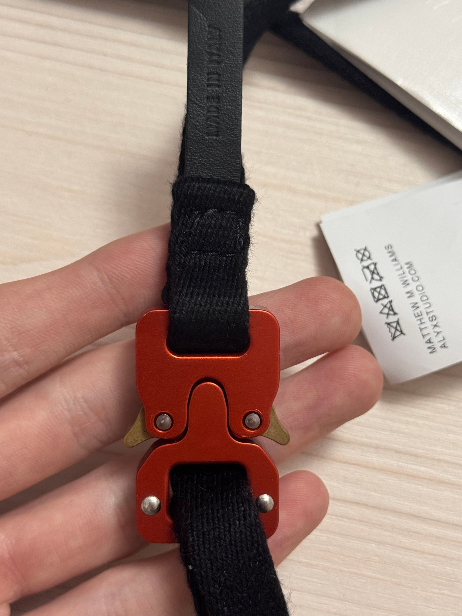 1017 Alyx 9SM Mini rollercoaster belt, миниатюра 3