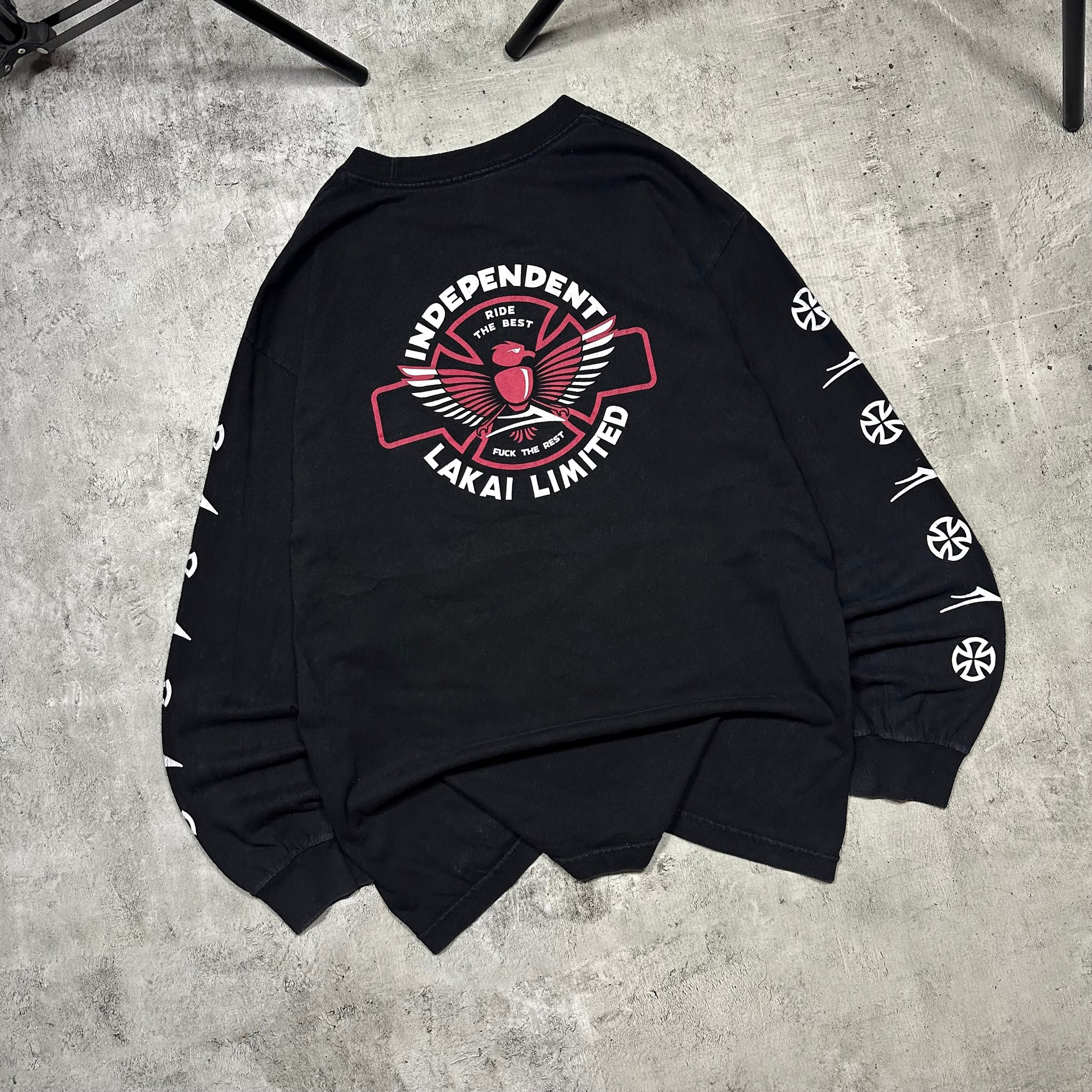 Independent x Lakai 2019 black skate longsleeve, миниатюра 8