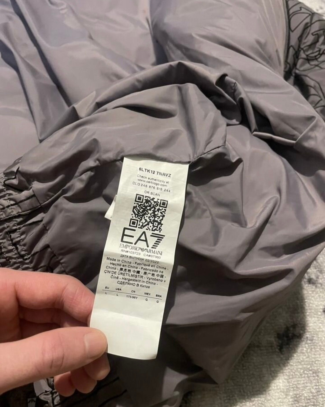 Emporio Armani EA7 Monogram Knit, миниатюра 5