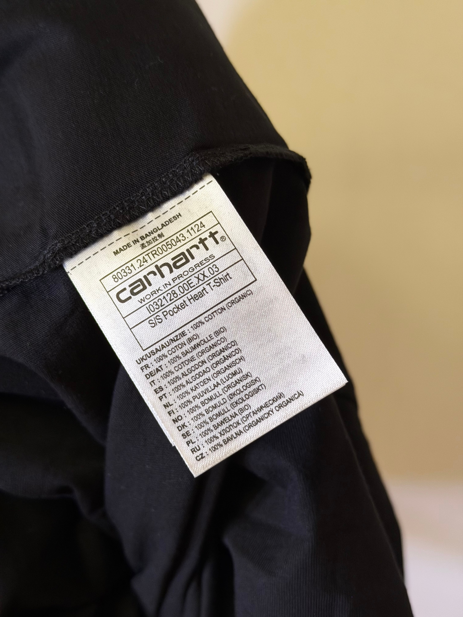 Carhartt WIP S/S Pocket Heart T-Shirt, миниатюра 5