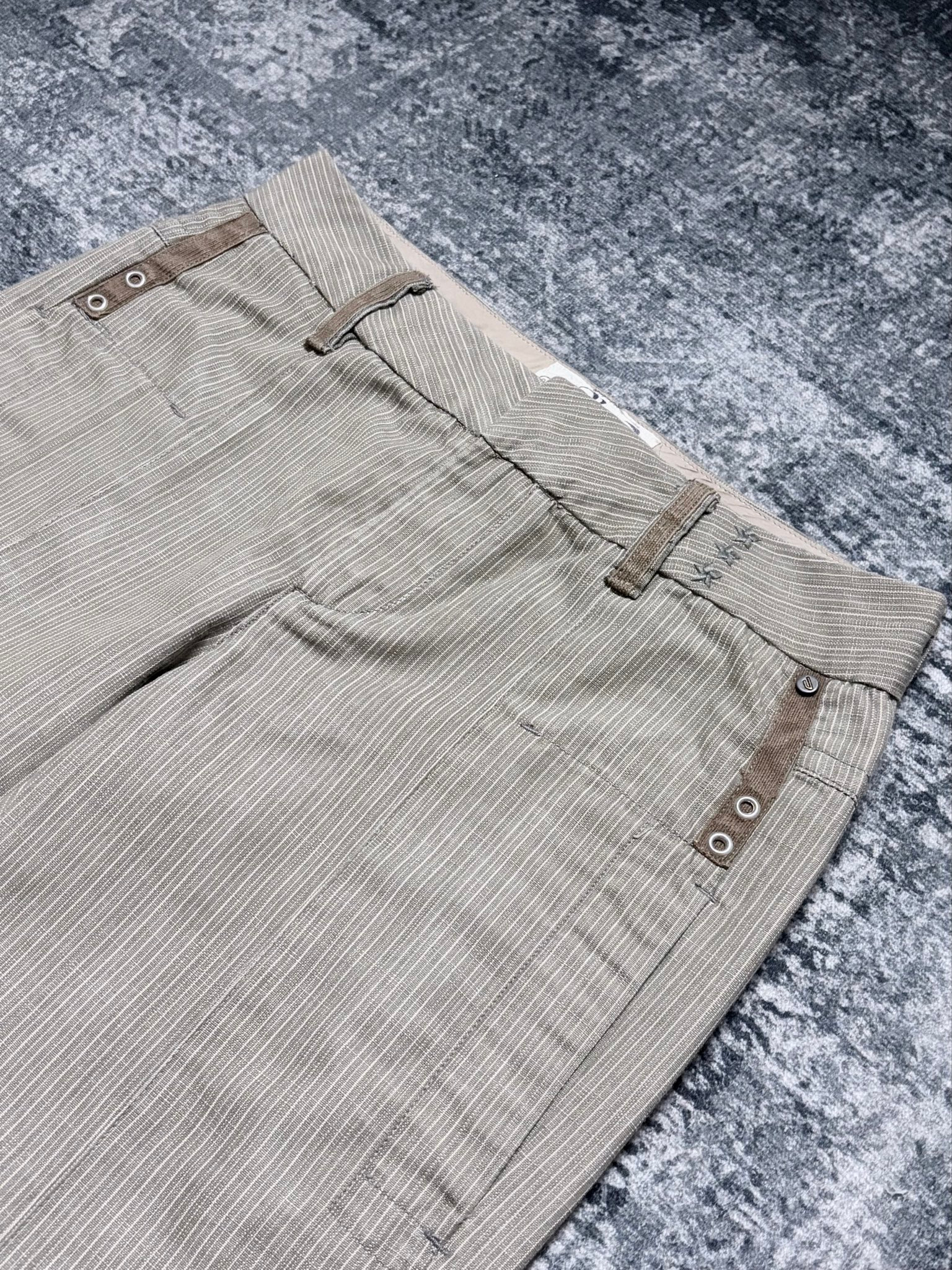 Diesel Clouds Rare Line Striped Pants (2000s), миниатюра 6