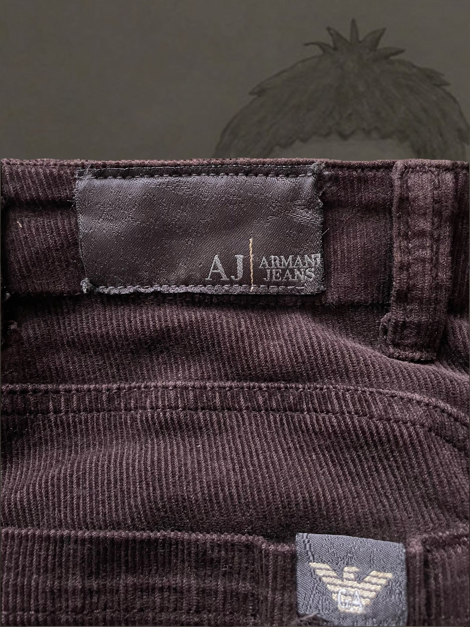 Armani Jeans бриджи винтажные, миниатюра 7