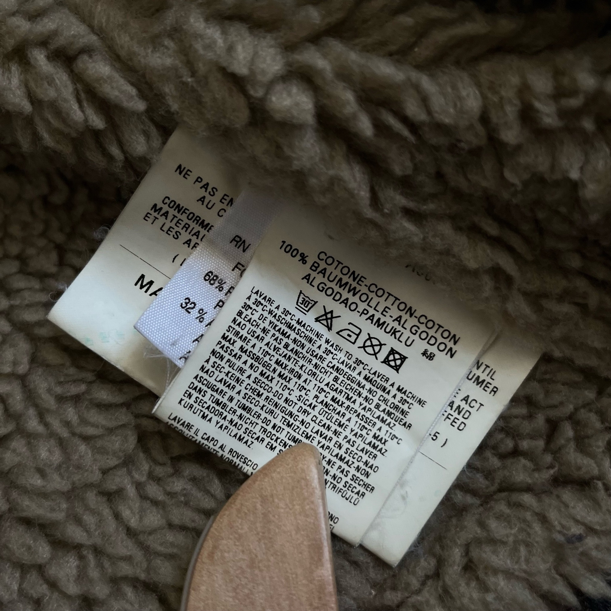 Diesel Italy Waxed Sherpa Jacket, миниатюра 7