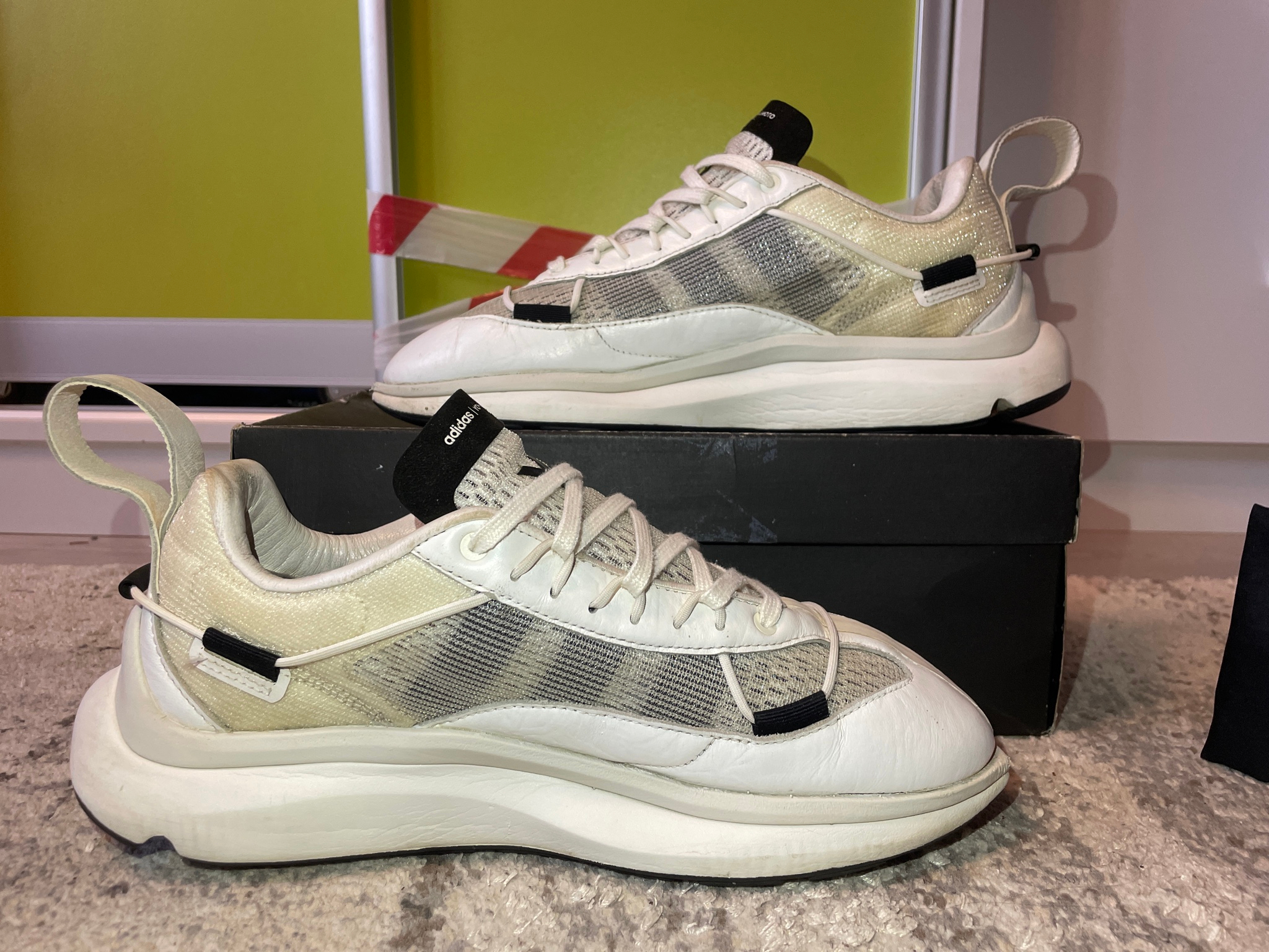Adidas x Yohji Yamamoto Y-3 Shiku Run White Orbit Grey, миниатюра 3