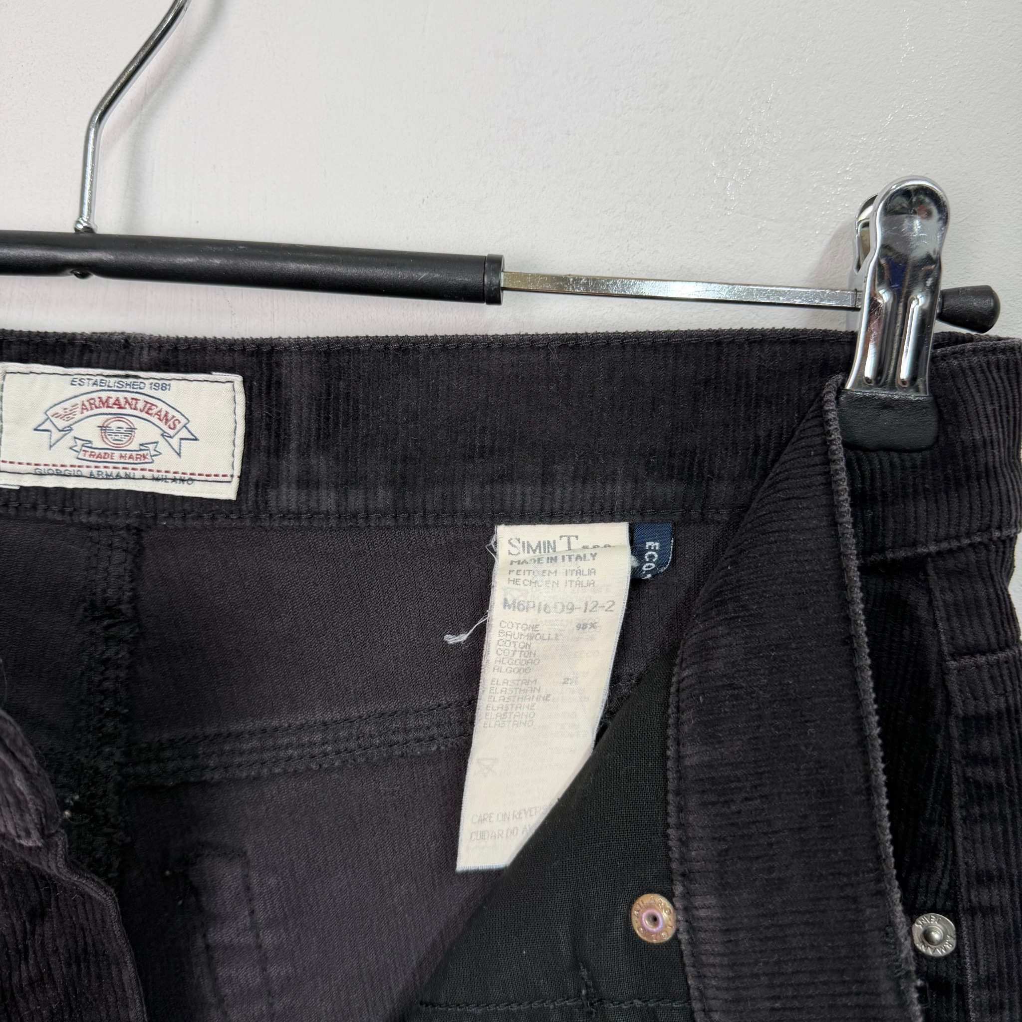 Giorgio Armani Vintage 80’s Corduroy Pants, миниатюра 11