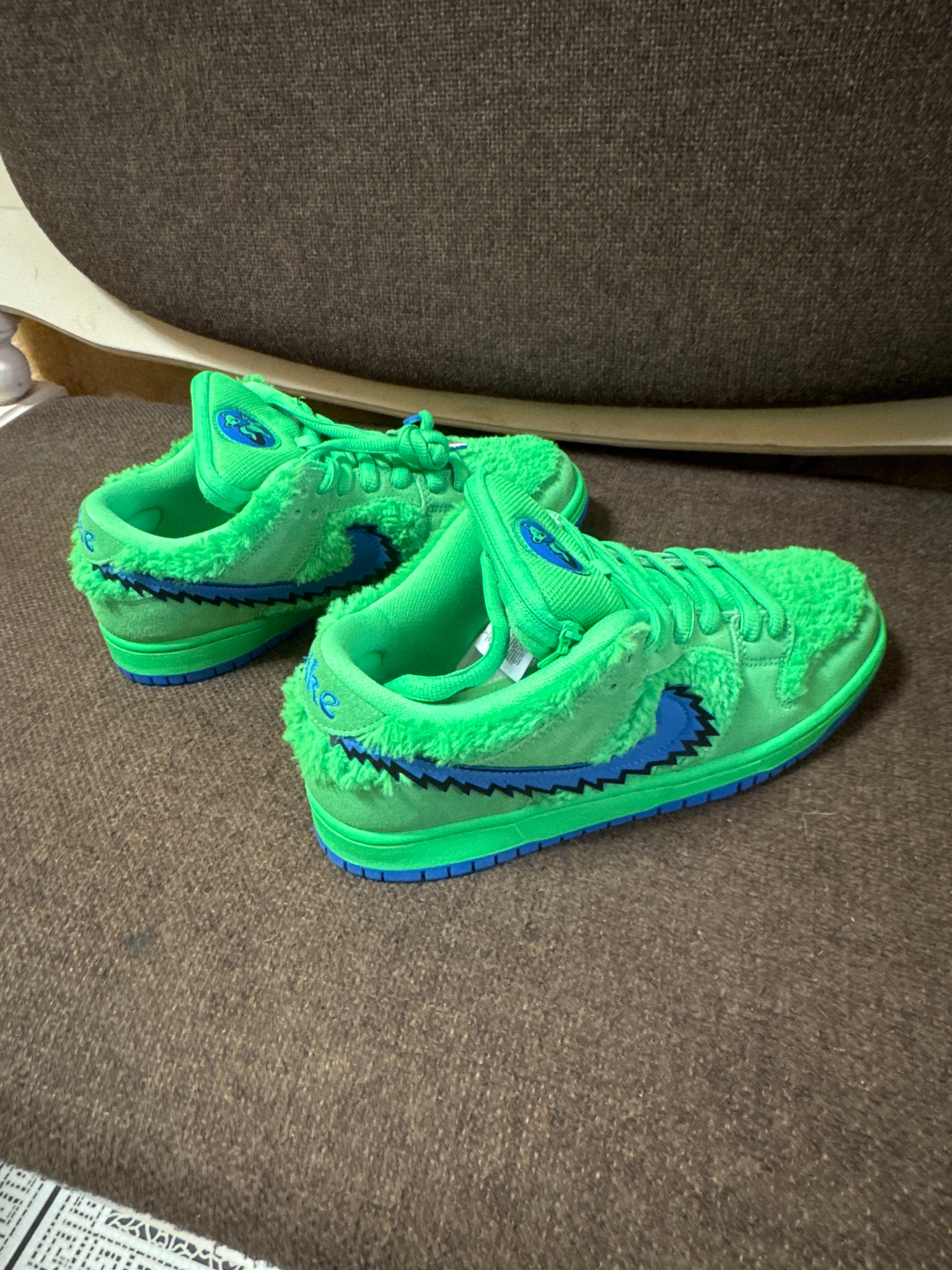 Nike x Grateful Dead SB Dunk Low Beras Green, миниатюра 8