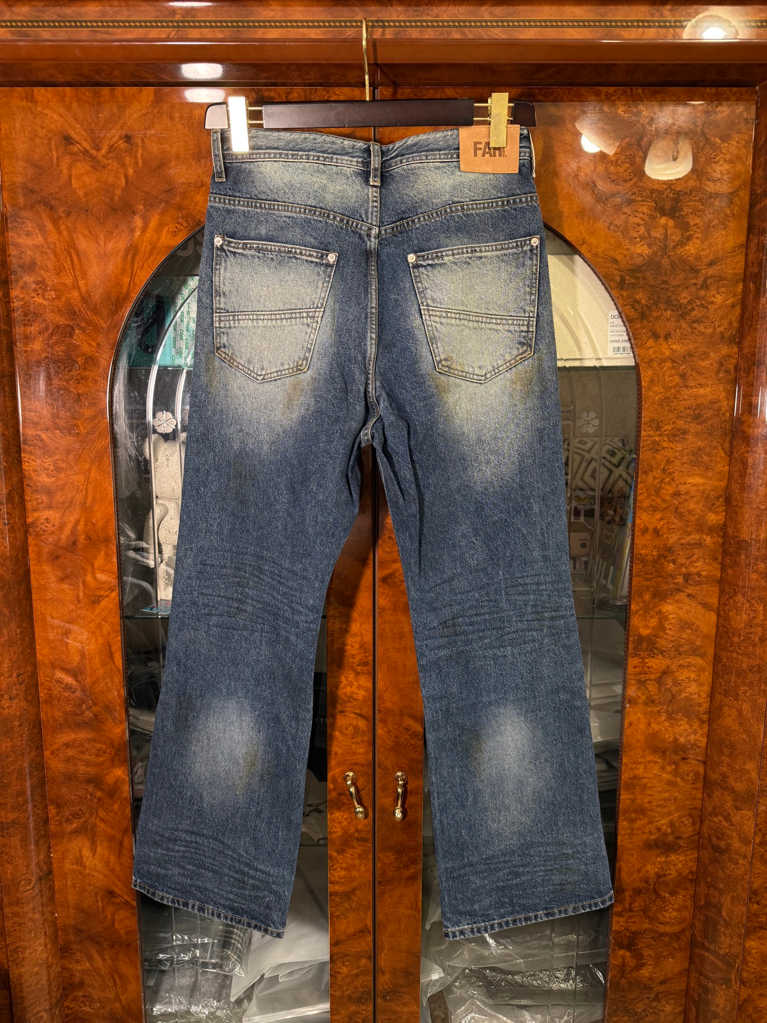FAR FROM WHAT Far Aged Flare Jeans, миниатюра 2