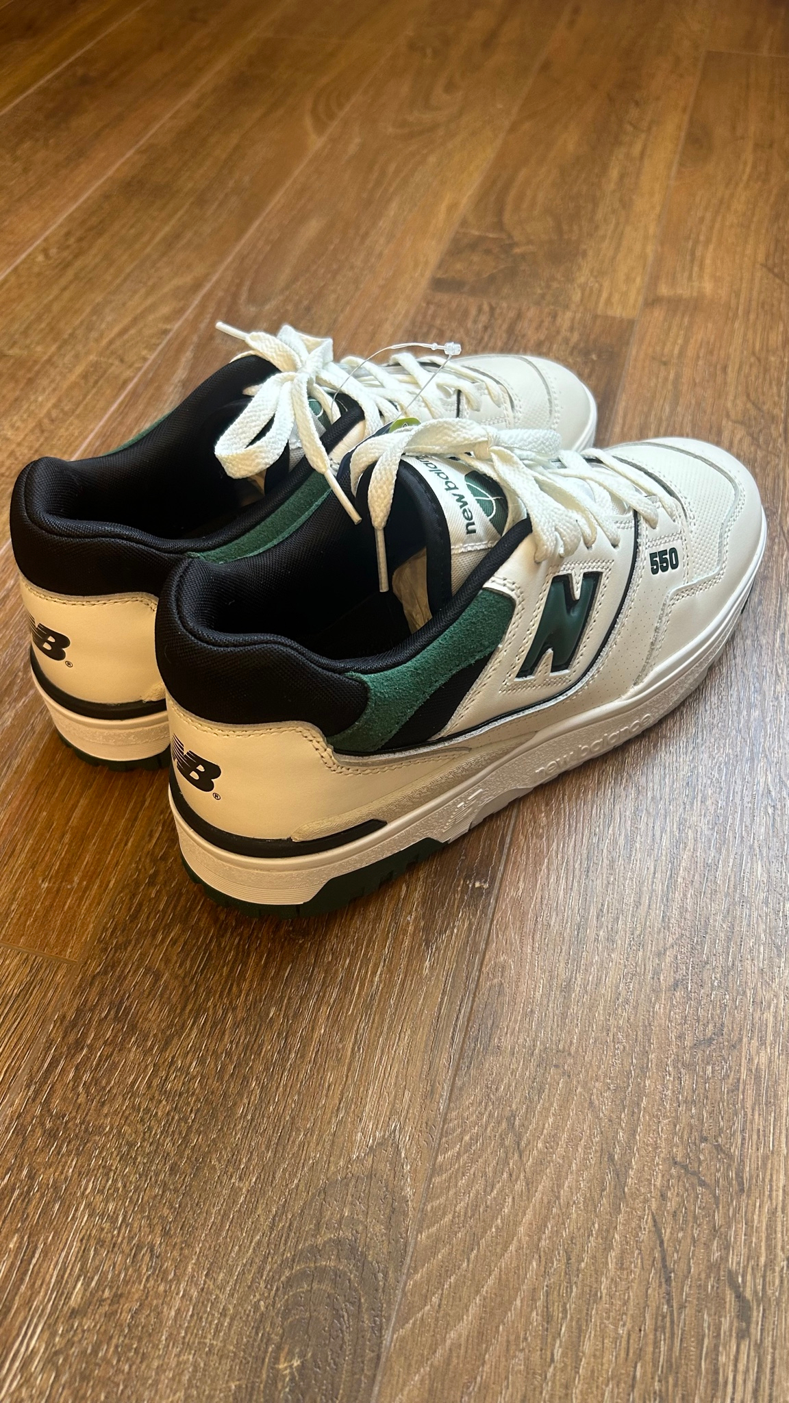 New balance 550 White/Green, миниатюра 9