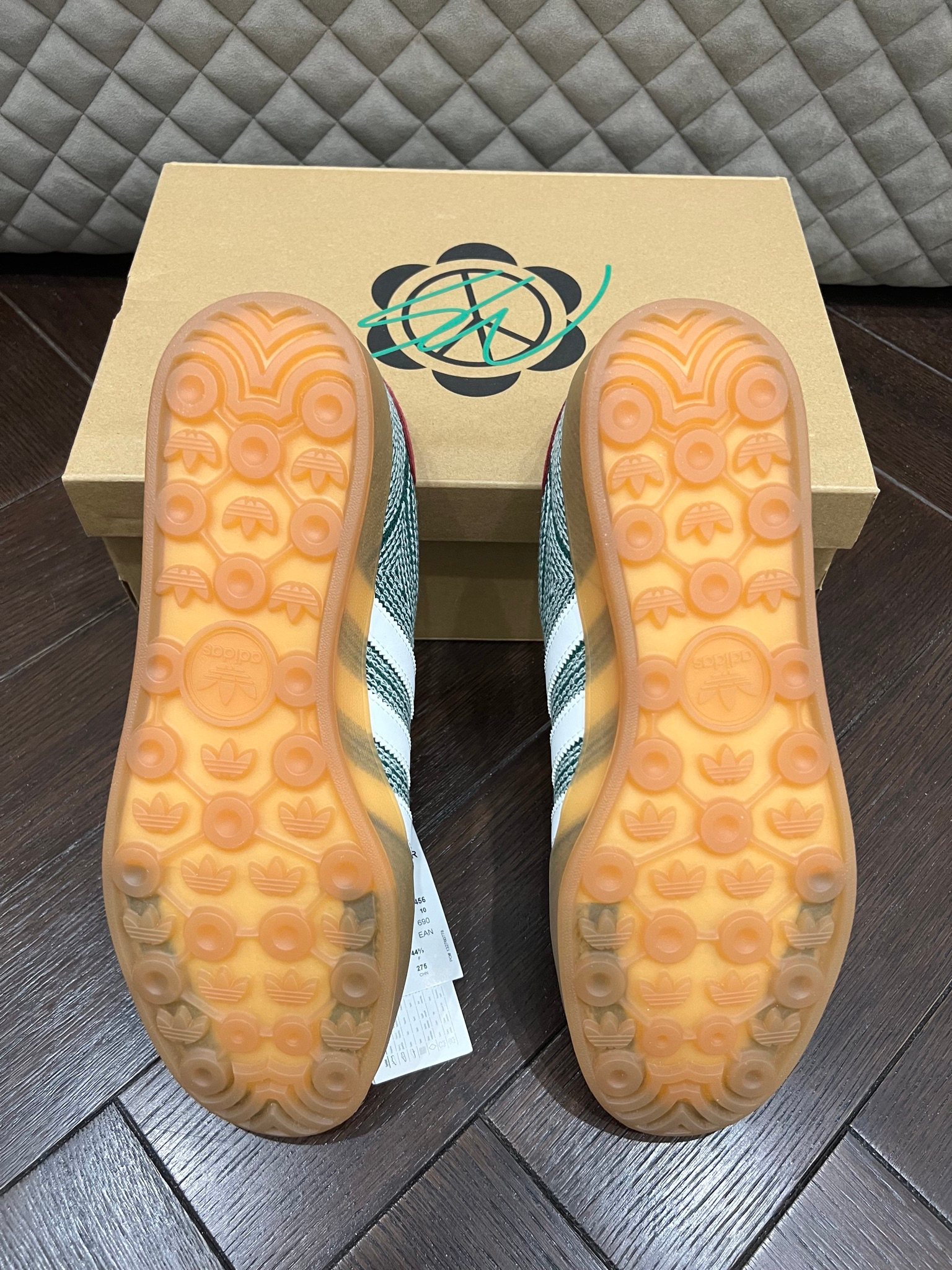 Adidas x Sean Wotherspoon Gazelle Indoor Hemp Green, миниатюра 5