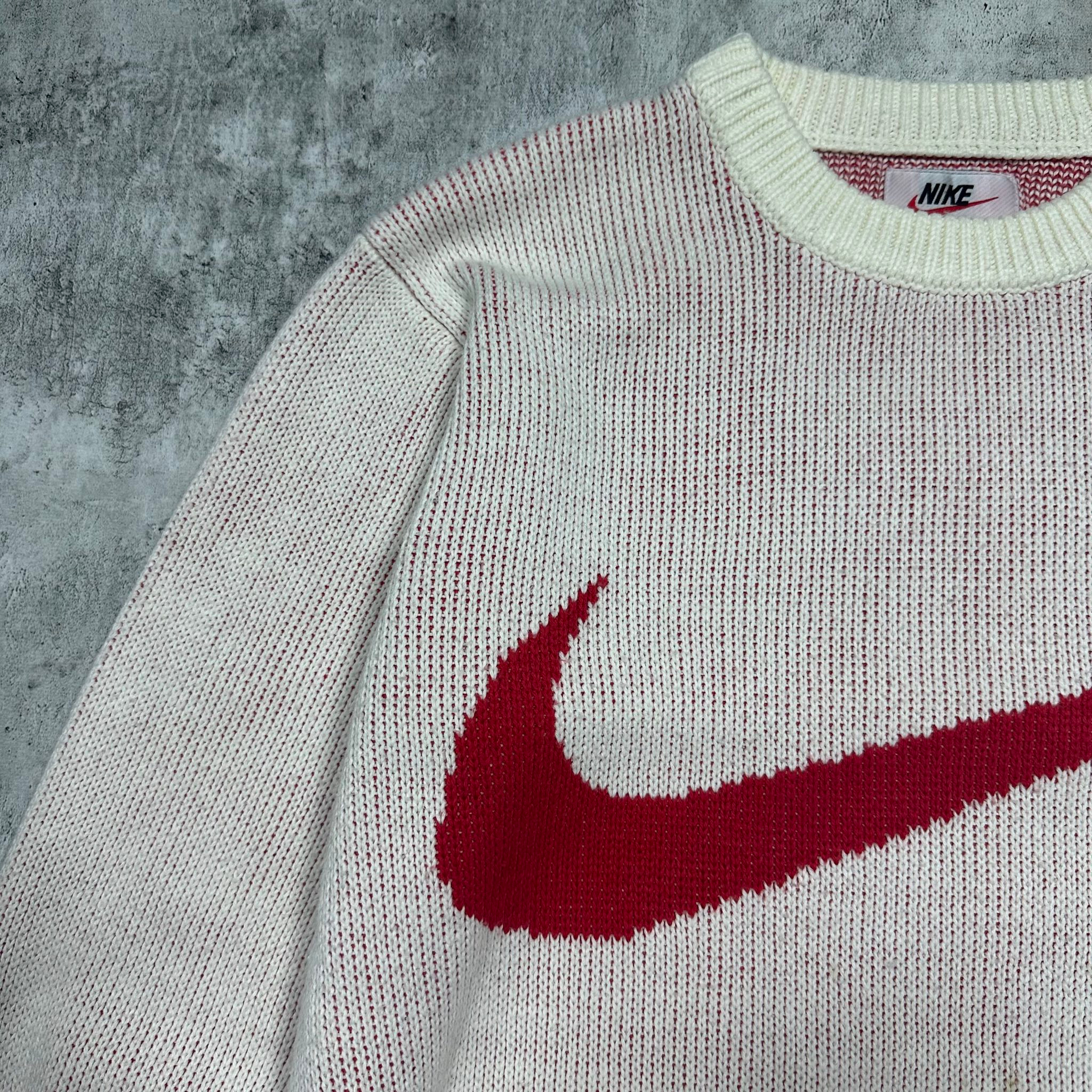 Nike x Supreme SS19 Swoosh knit sweater crossover printing, миниатюра 5