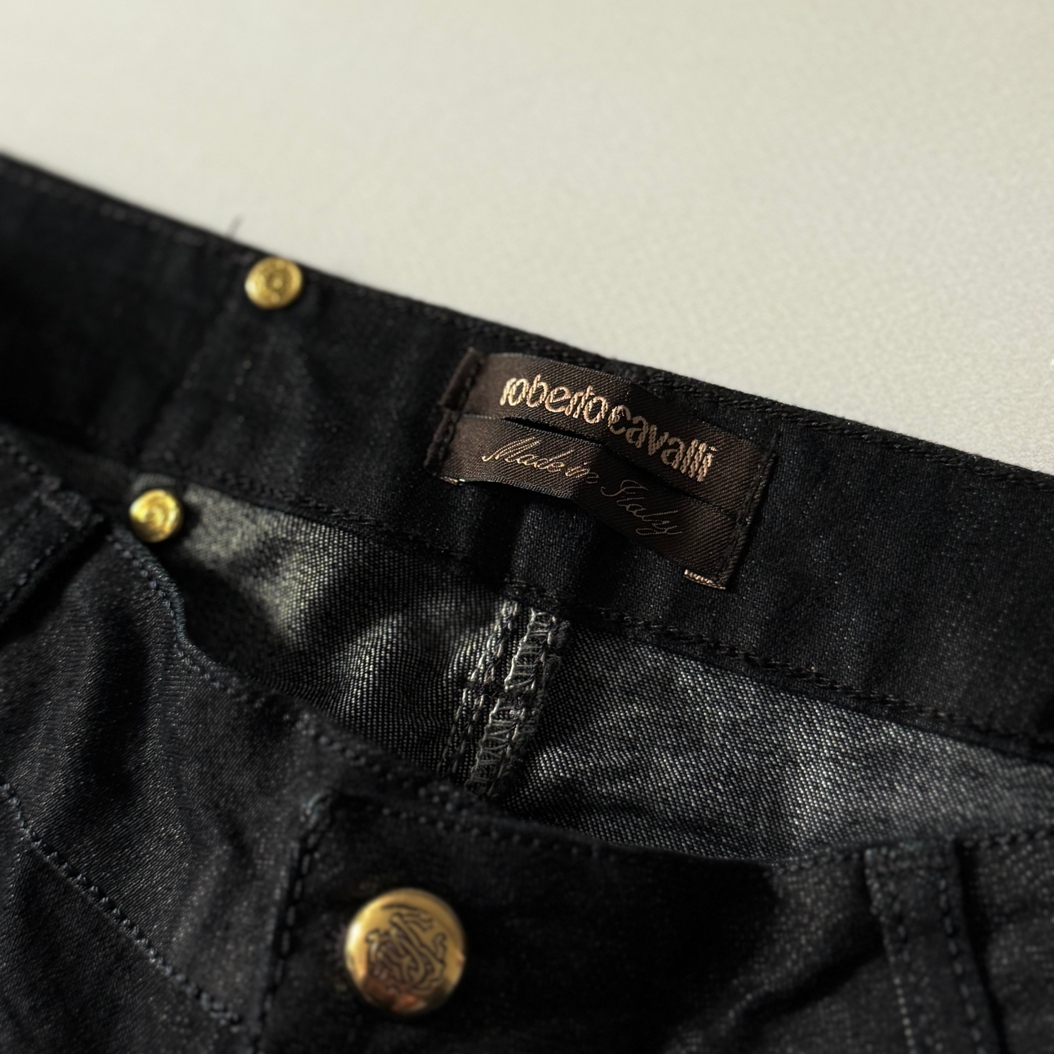 Roberto Cavalli 2000s vtg women jeans, миниатюра 6