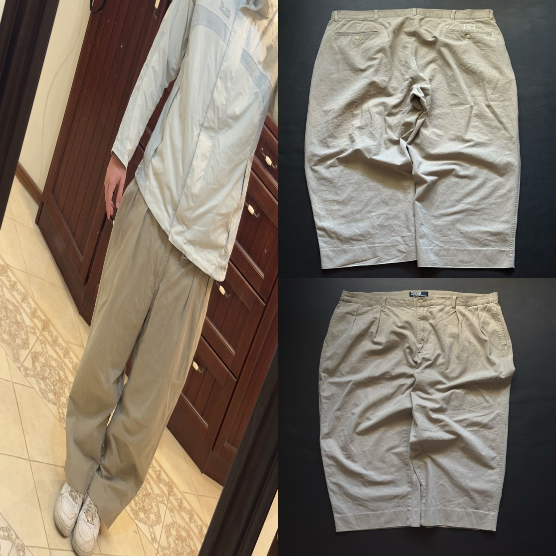 Polo Ralph Lauren baggy rap vintage брюки, миниатюра 1