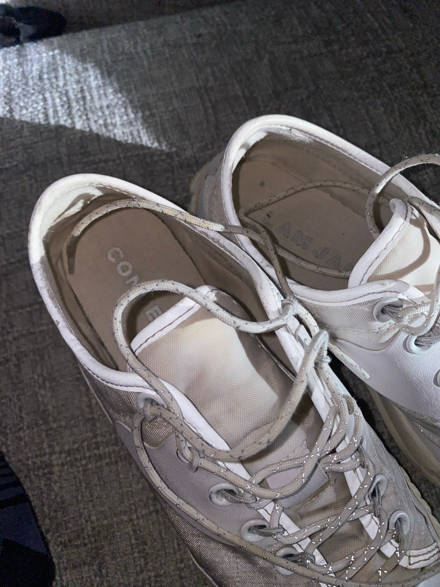 Converse x Slam Jam bosey low white reflective, миниатюра 4