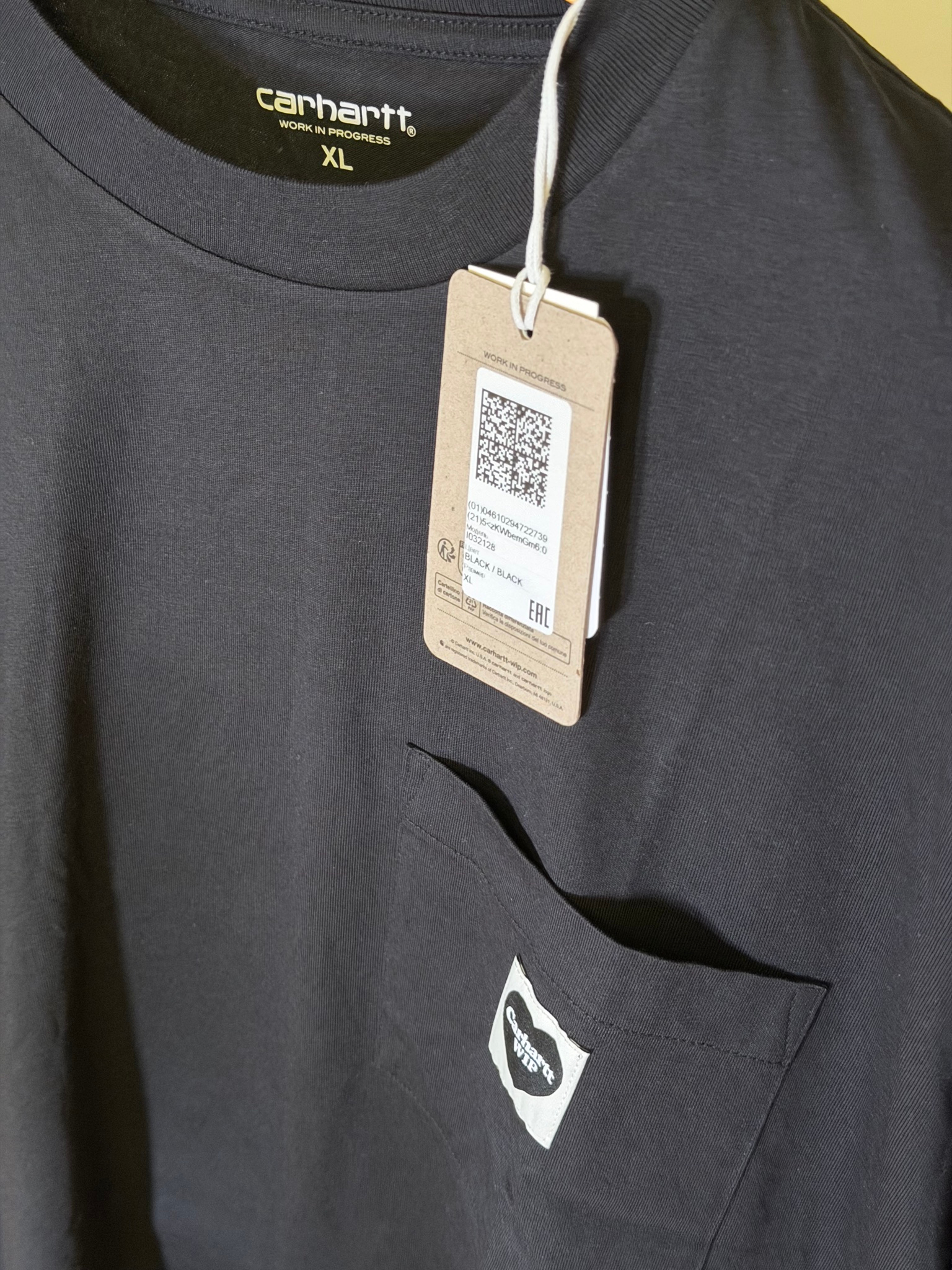 Carhartt WIP S/S Pocket Heart T-Shirt, миниатюра 3