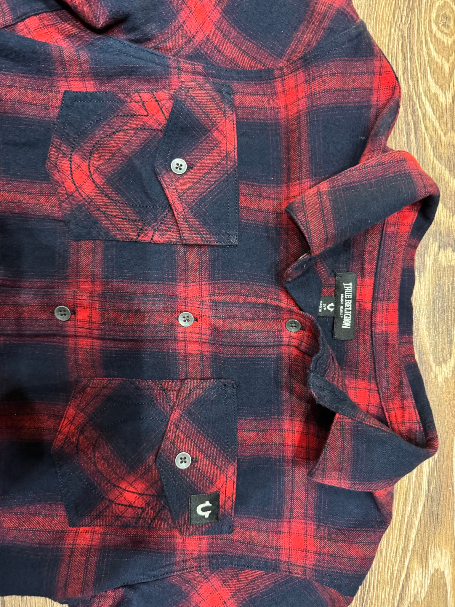 True Religion Plaid Big T Western Shirt, миниатюра 3