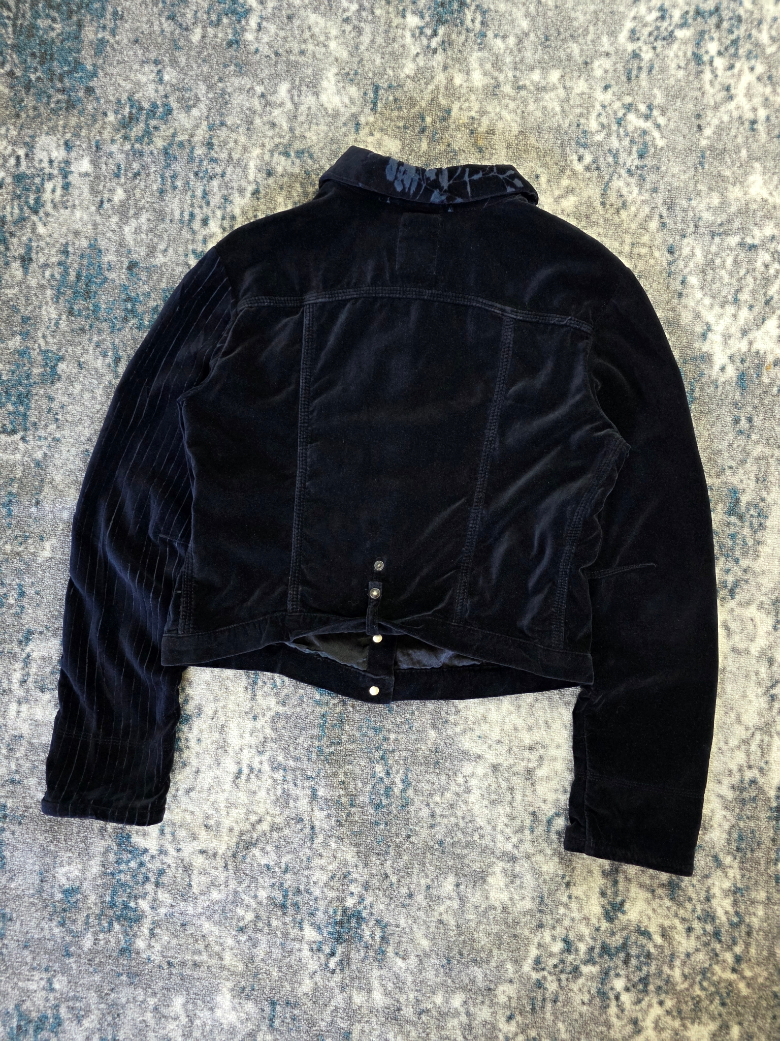 Marithe Francois Girbaud Le Jean De Floral Velvet Jacket, миниатюра 2