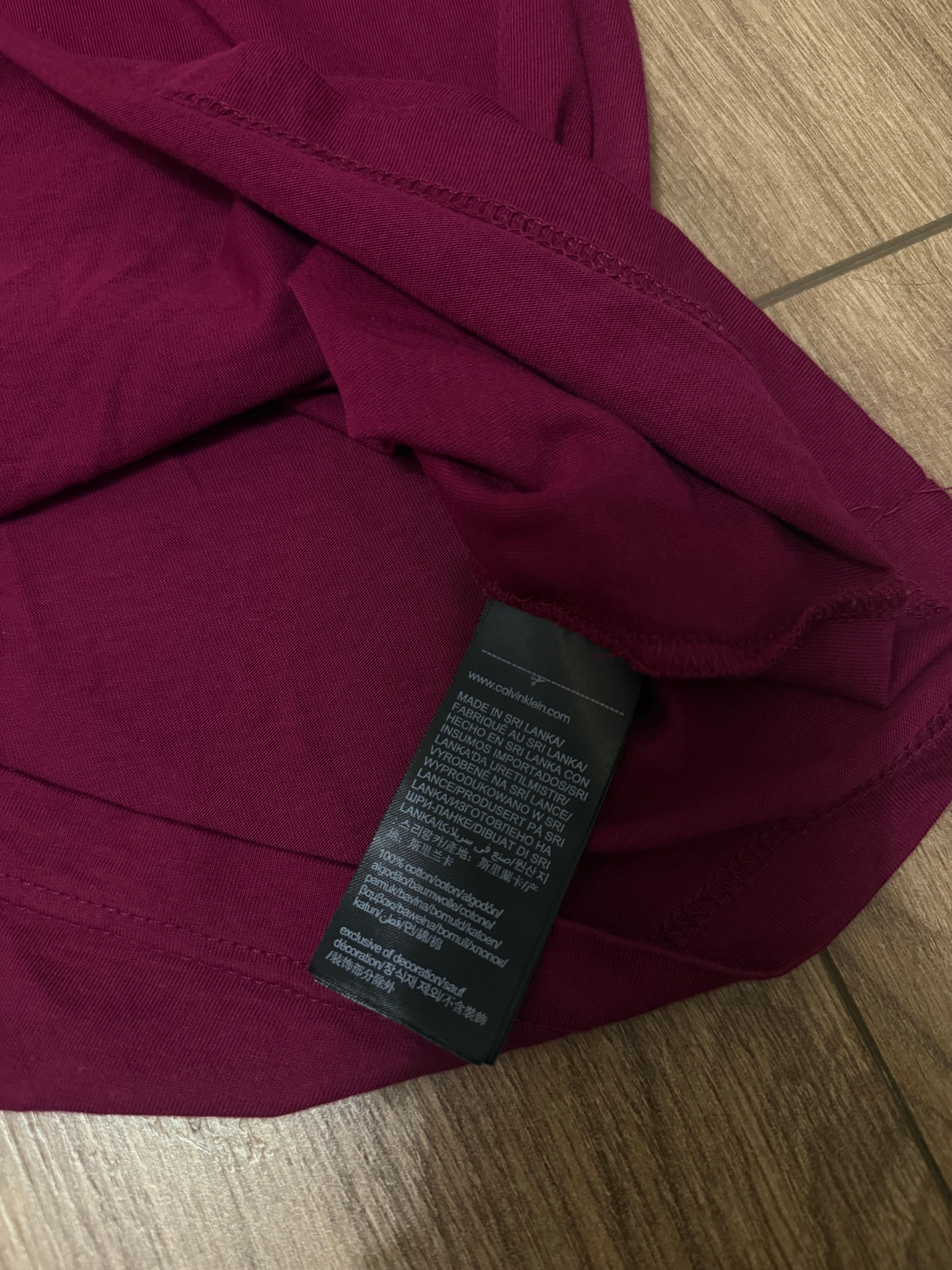 Calvin Klein Pink t-short, миниатюра 3
