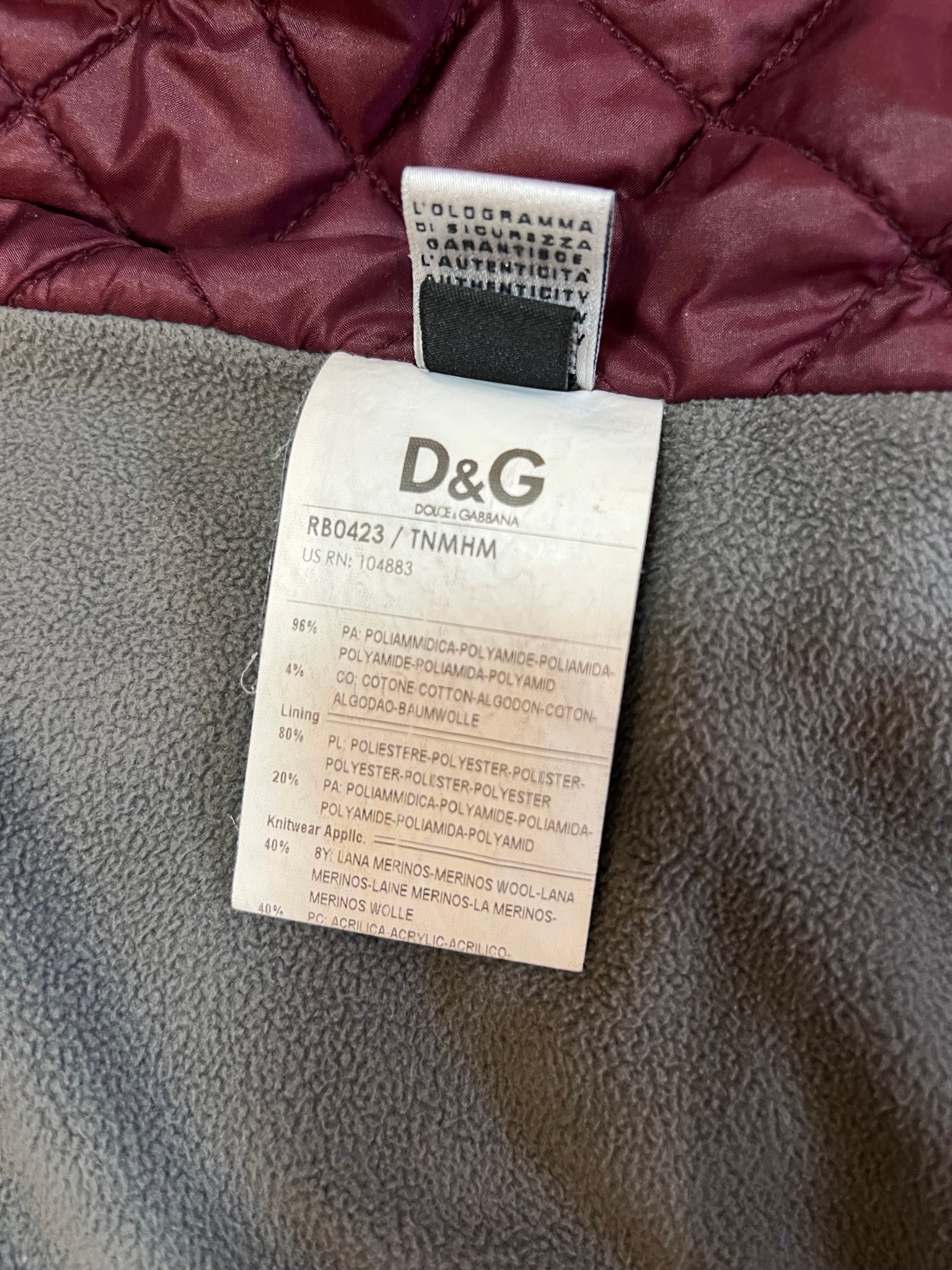 Dolce & Gabbana Gimmick down jacket, миниатюра 12