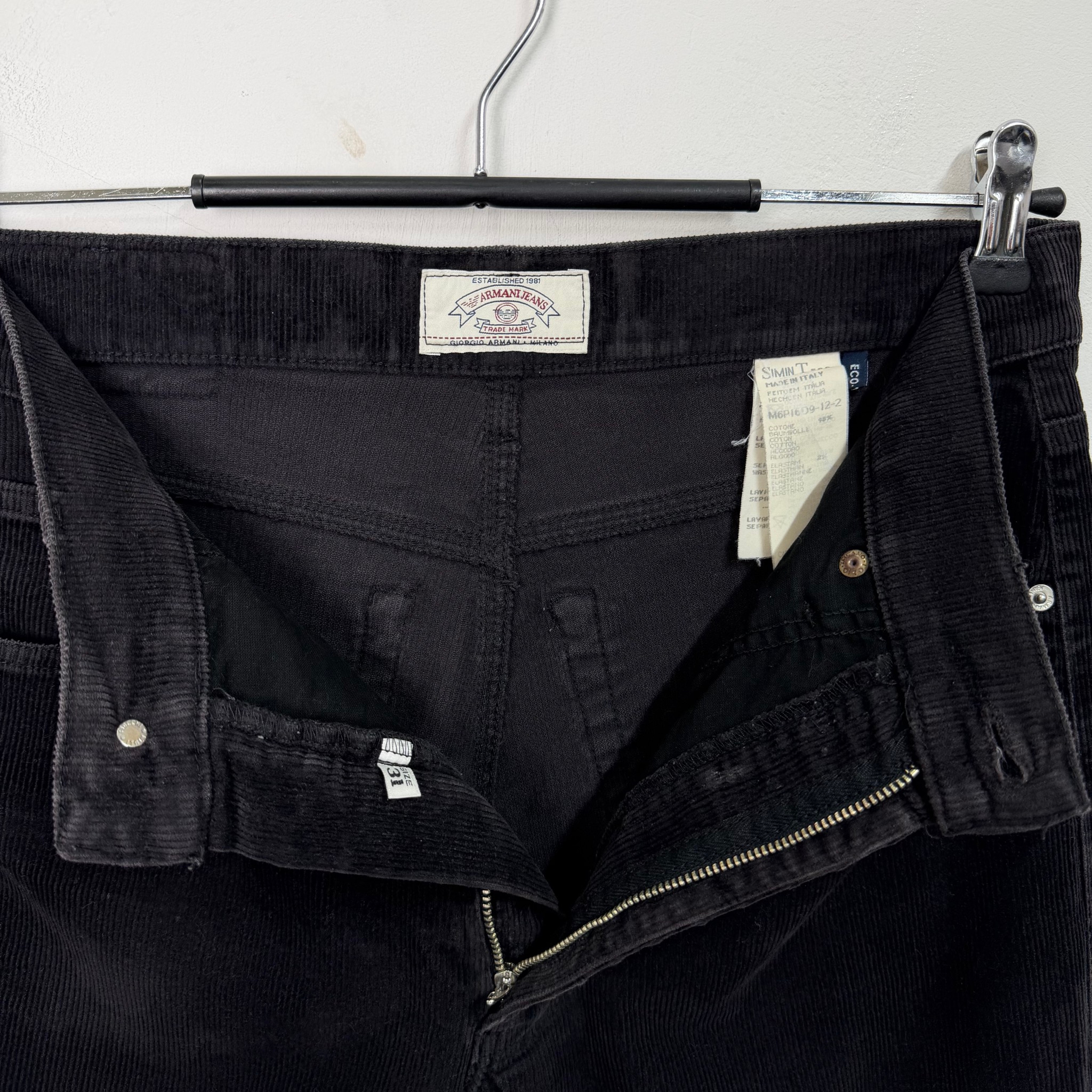 Giorgio Armani Vintage 80’s Corduroy Pants, миниатюра 9