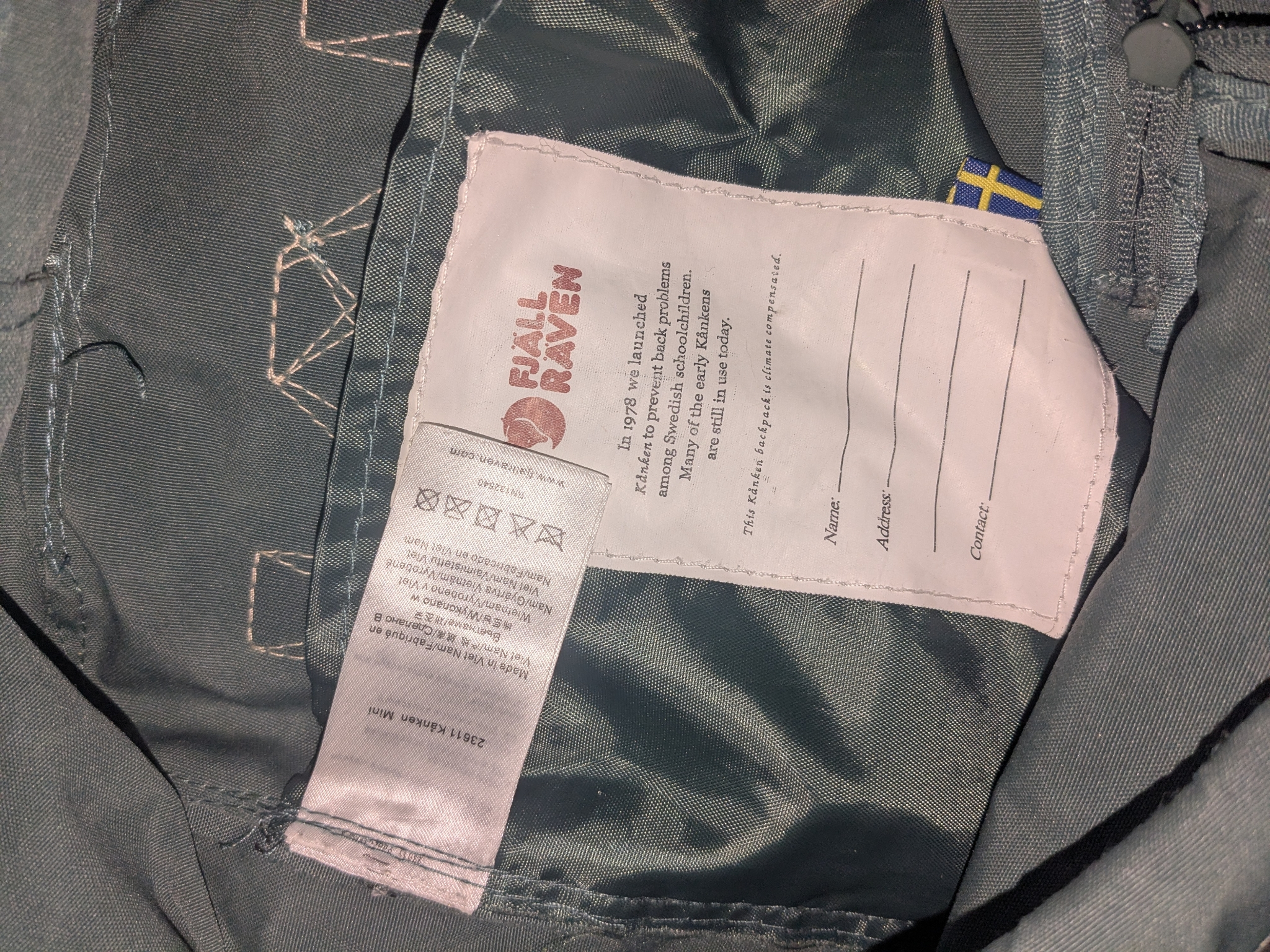 Fjallraven Kanken Mini Bag, миниатюра 3