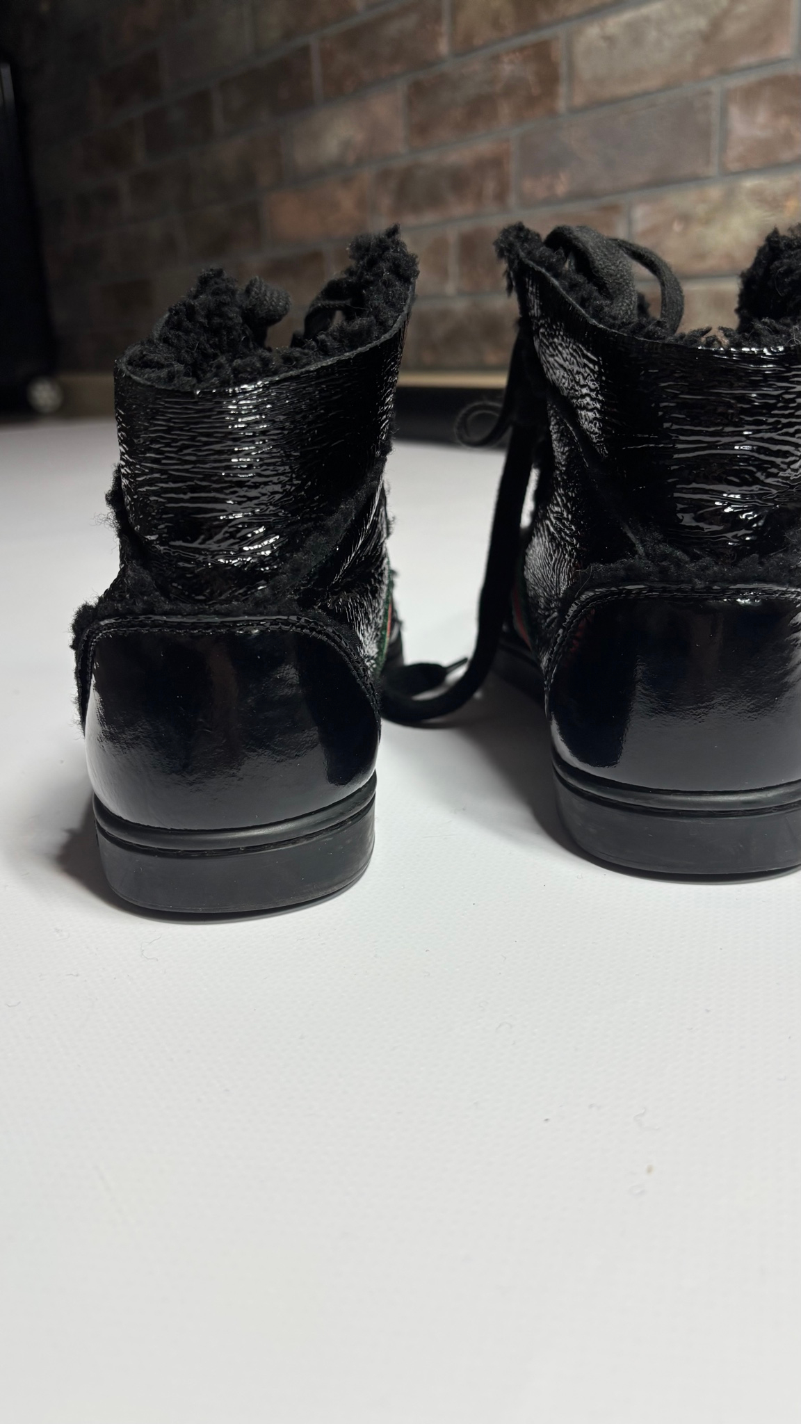 Gucci MERINOS VERN.RICCIO/MER.VER.R/ NERO/NERO/V.R.V. G, миниатюра 2