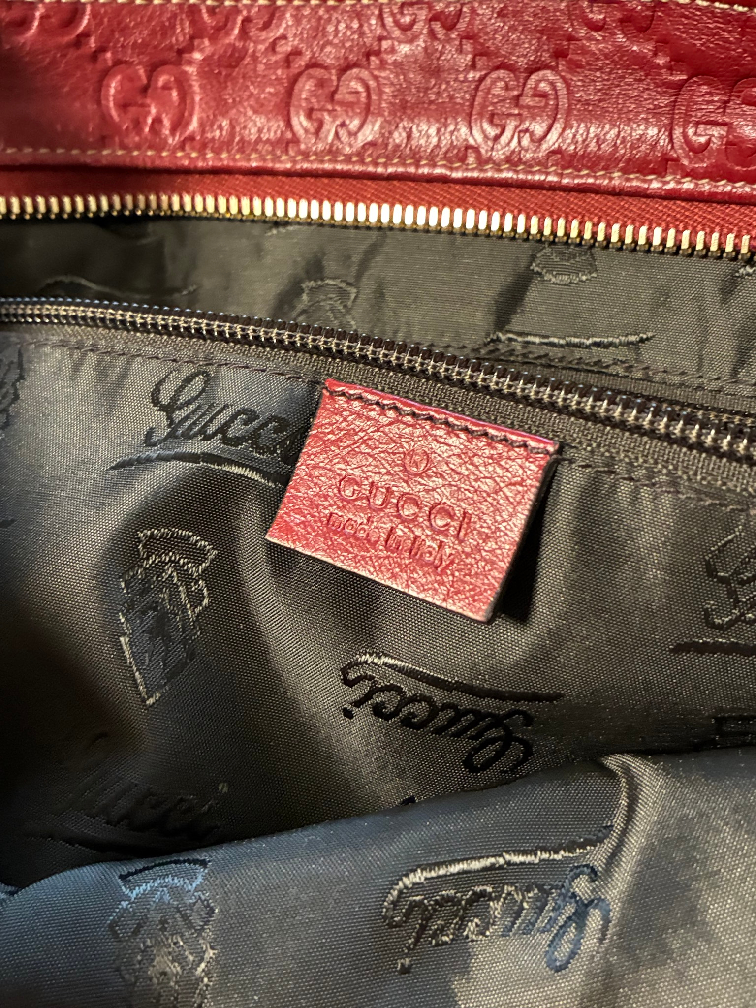Gucci Guccisima leather monogram bag, миниатюра 6