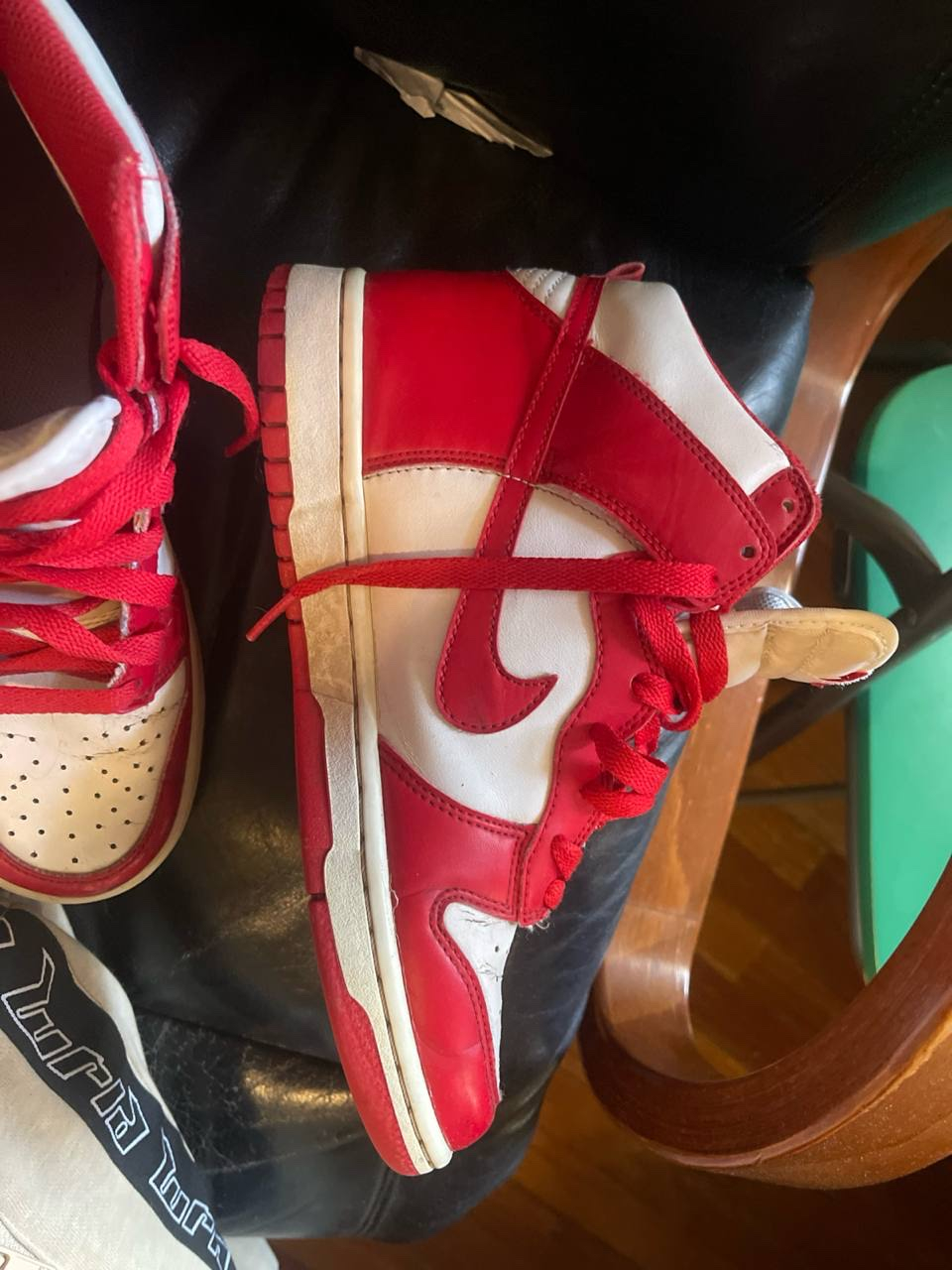 Nike dunk high red dunk high red, миниатюра 9