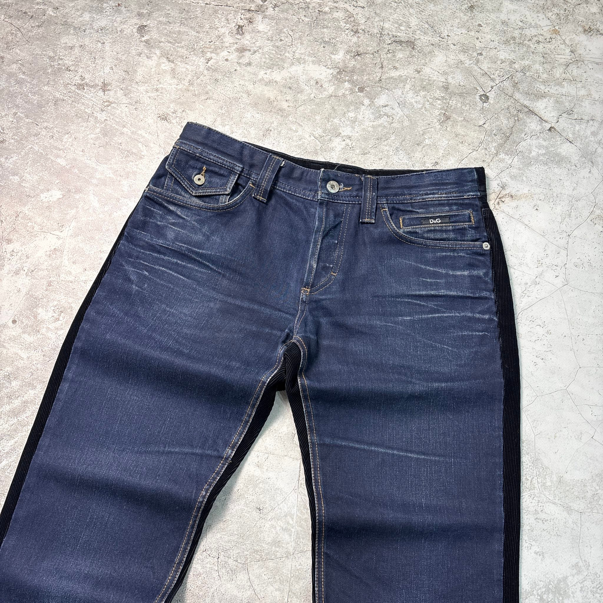 Dolce & Gabbana Hybrid Jeans Corduroy/Denim, миниатюра 9