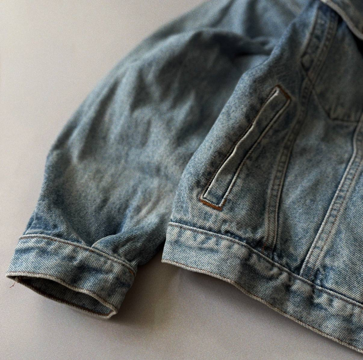 Levi's 1990s Vintage USA Made TYPE III Denim Trucker Jacket, миниатюра 4