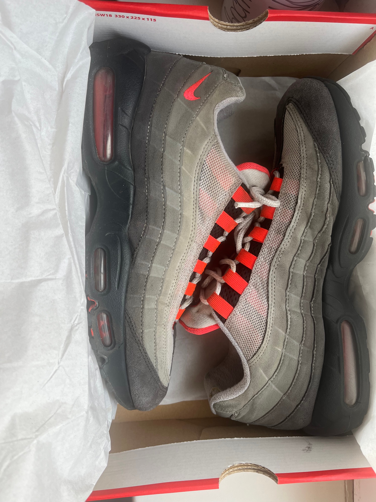 Nike Air Max 95 OG Solar Red (2018), миниатюра 5