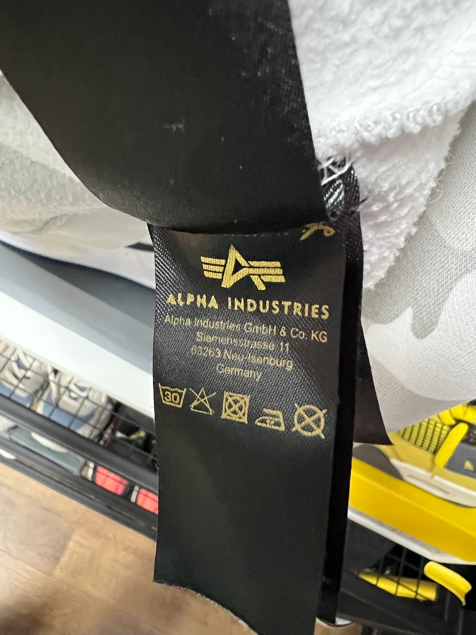 Alpha Industries Back Print Hoodie Camo, миниатюра 9
