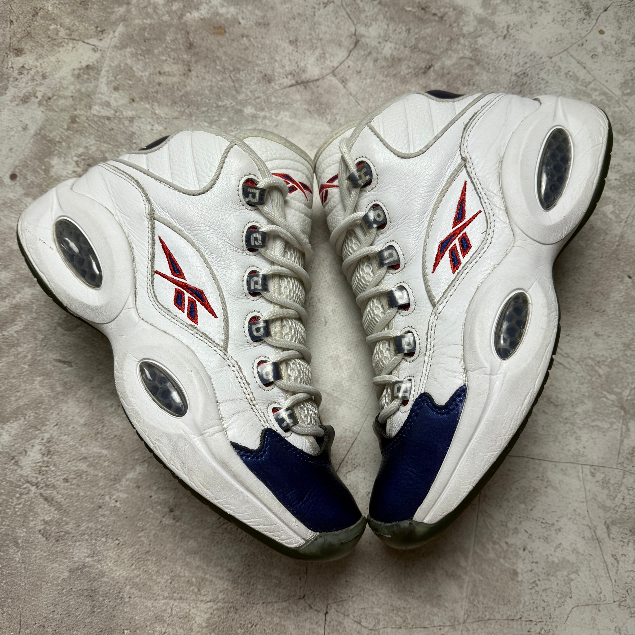 Reebok Question Mid  Blue Toe, миниатюра 4