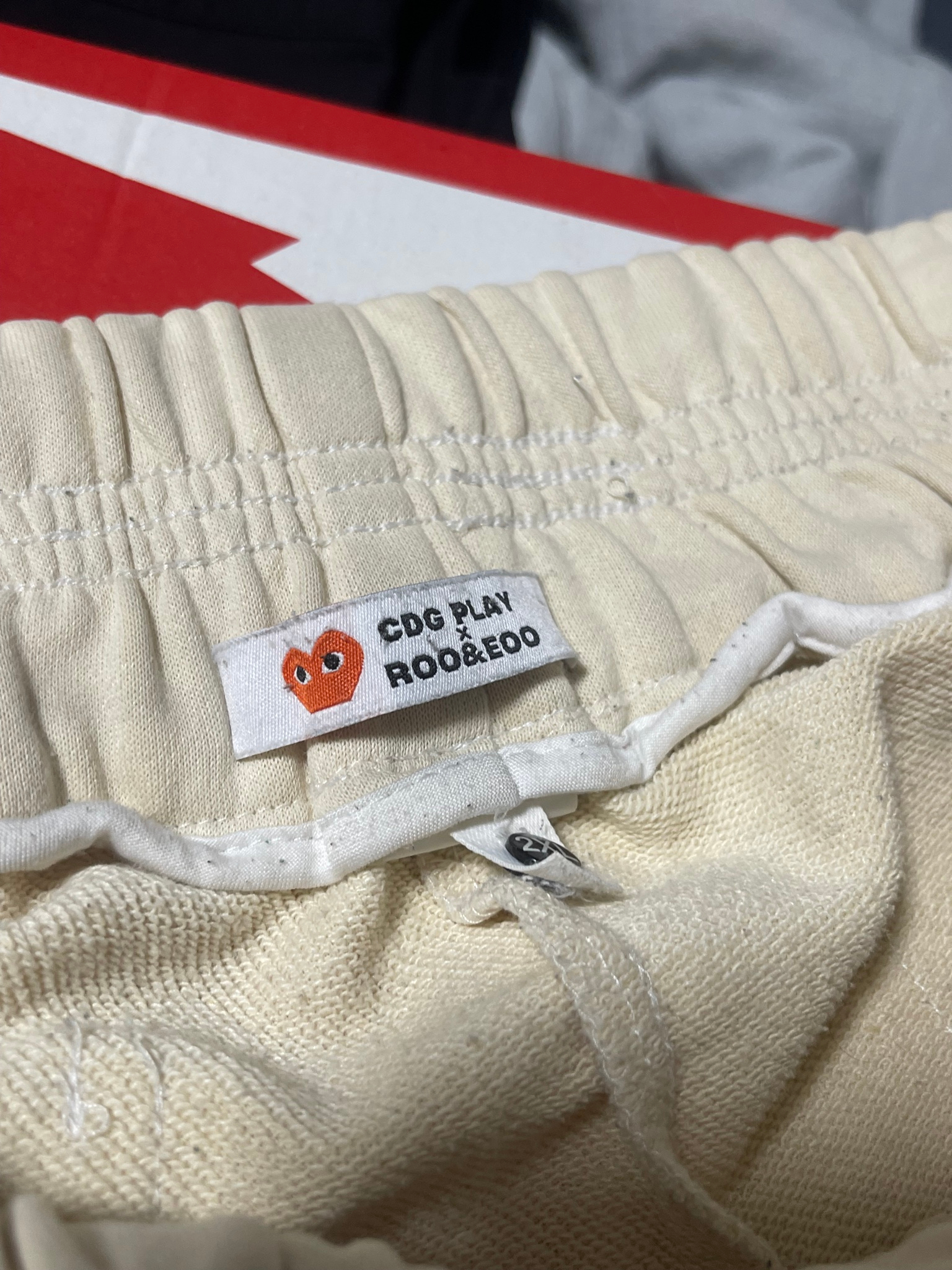 CDG Play x ROOEOO Oversized loose shorts, миниатюра 3