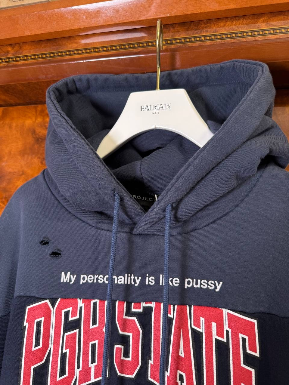 Project G/R PGR STATE Reworked Sport Navy Hoodie, миниатюра 3
